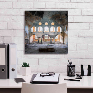'Abandoned Synagogue' by Roman Robroek Giclee Canvas Wall Art,18 x 18