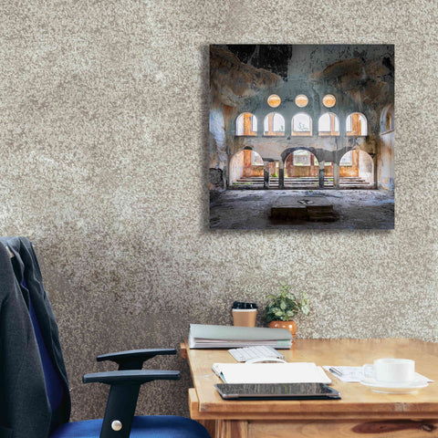 Image of 'Abandoned Synagogue' by Roman Robroek Giclee Canvas Wall Art,26 x 26