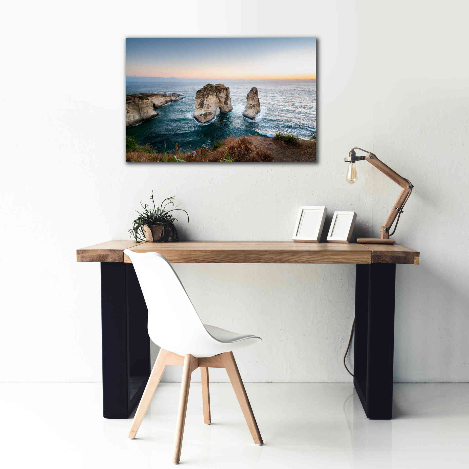 'Pigeon Rocks' by Roman Robroek Giclee Canvas Wall Art,40 x 26