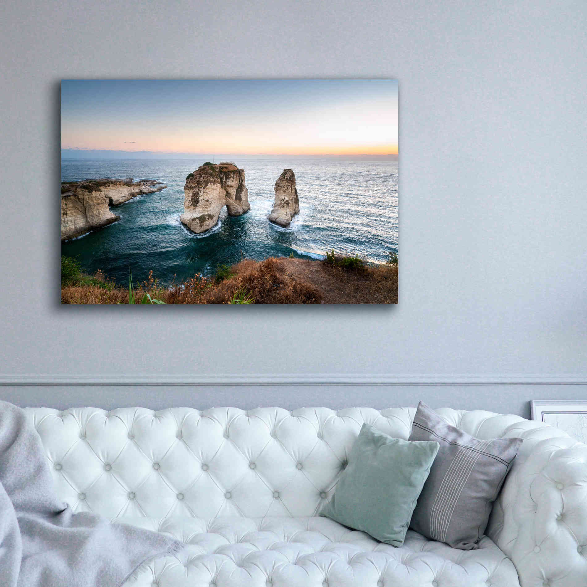 'Pigeon Rocks' by Roman Robroek Giclee Canvas Wall Art,60 x 40