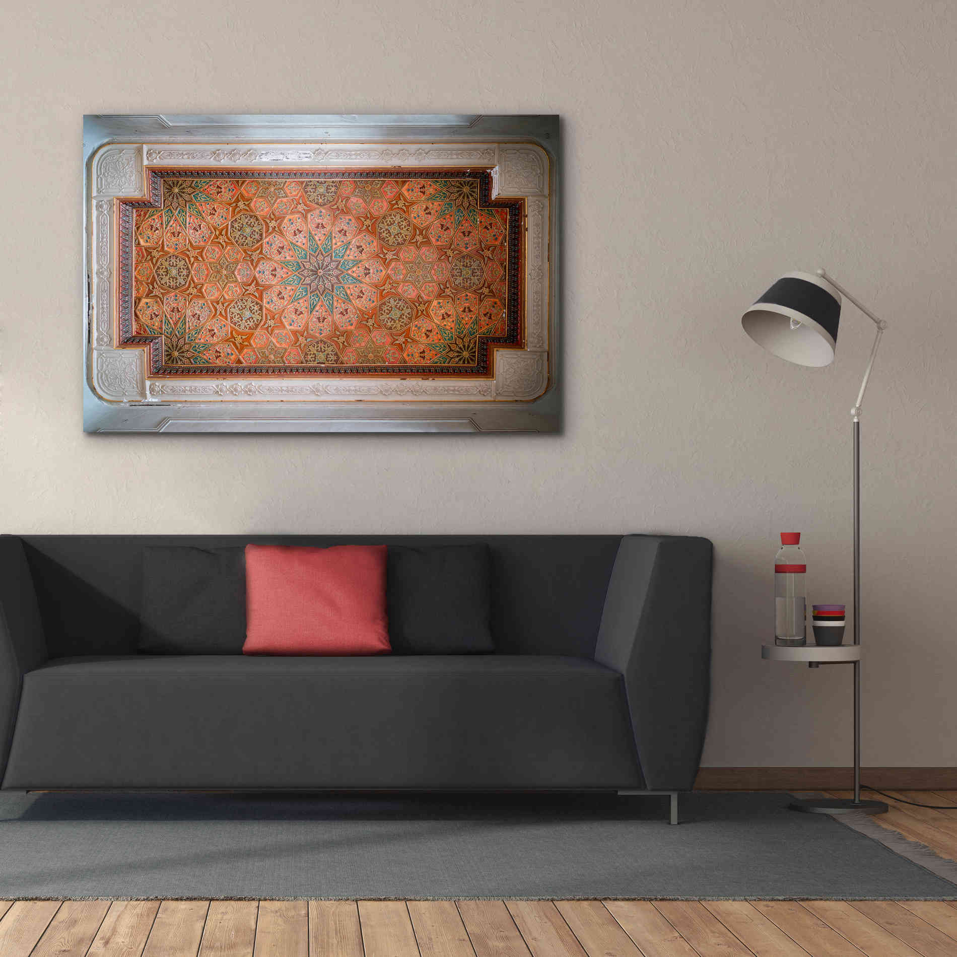 'Sursock Ceiling' by Roman Robroek Giclee Canvas Wall Art,60 x 40