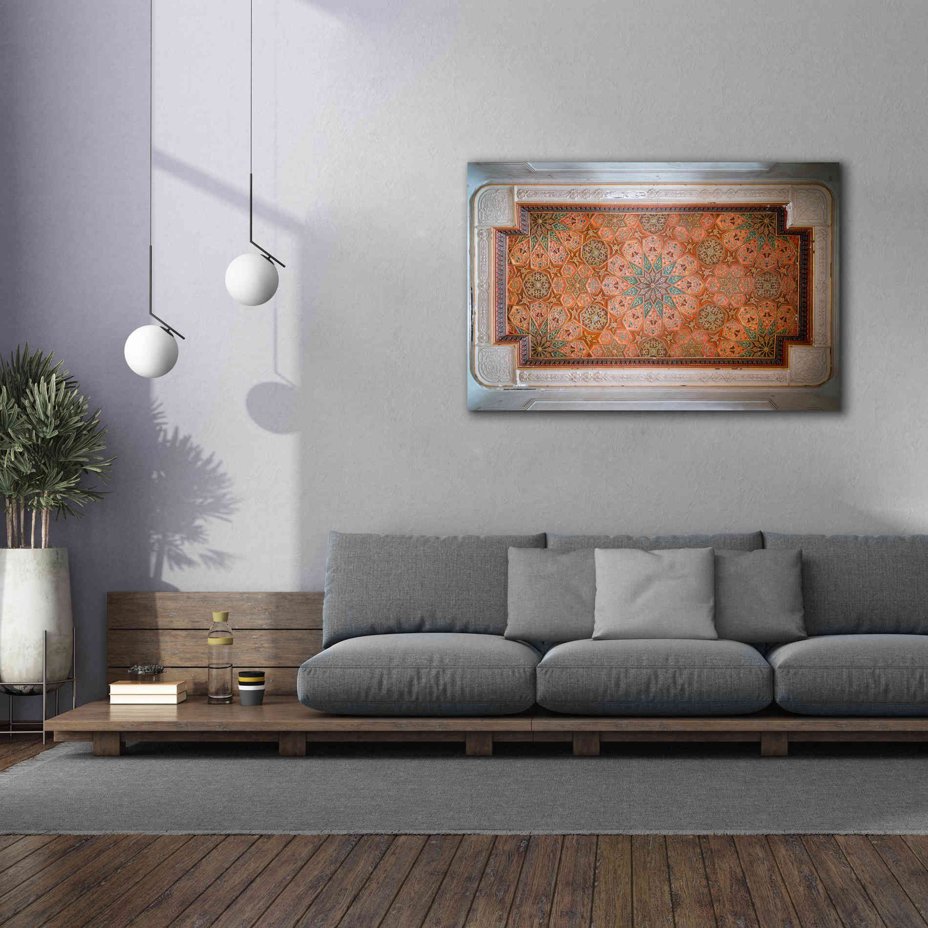 'Sursock Ceiling' by Roman Robroek Giclee Canvas Wall Art,60 x 40