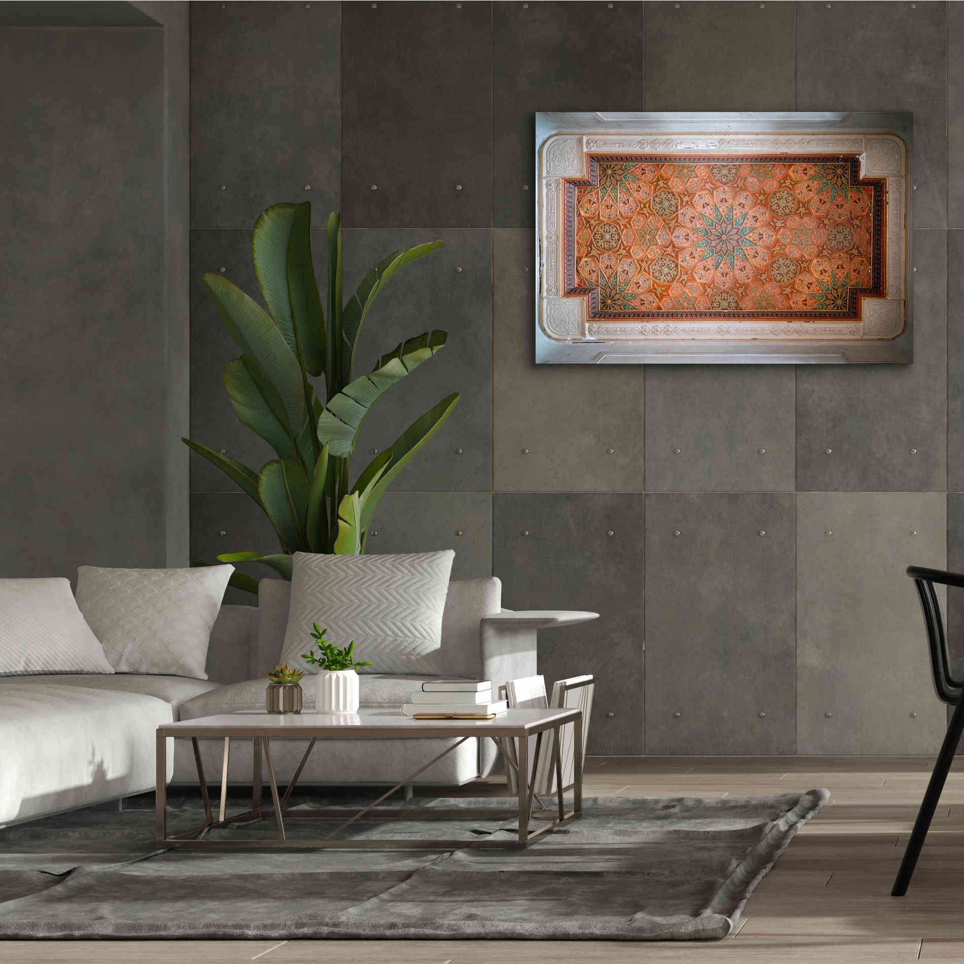 'Sursock Ceiling' by Roman Robroek Giclee Canvas Wall Art,60 x 40