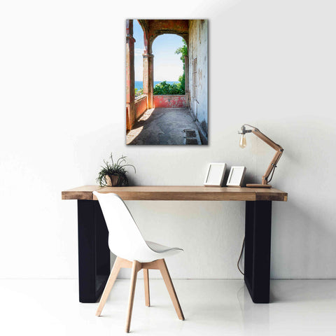 Image of 'Rose Balcony' by Roman Robroek Giclee Canvas Wall Art,26 x 40