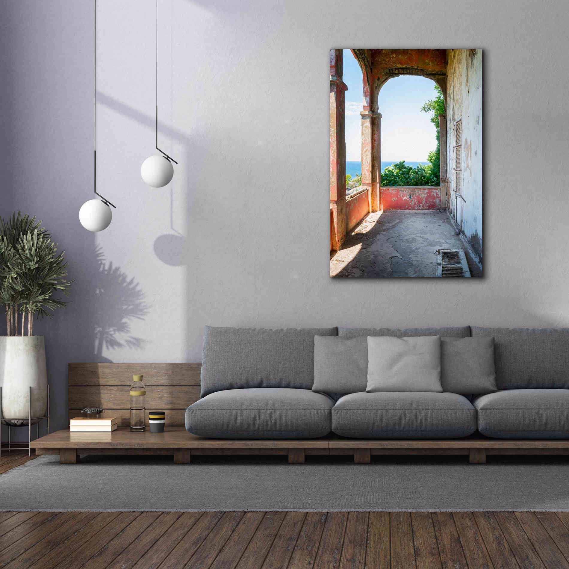 'Rose Balcony' by Roman Robroek Giclee Canvas Wall Art,40 x 60