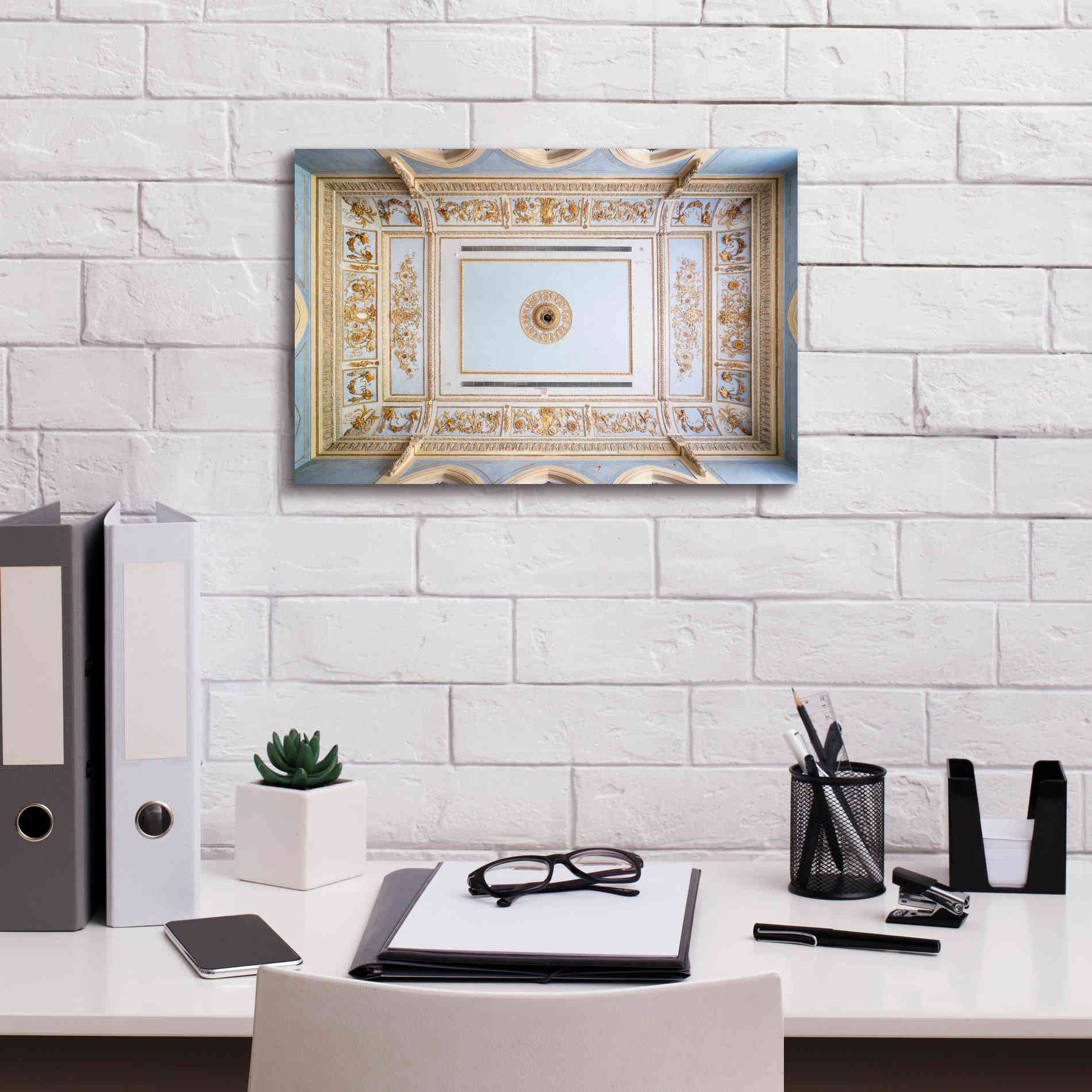 'Quantum Ceiling' by Roman Robroek Giclee Canvas Wall Art,18 x 12