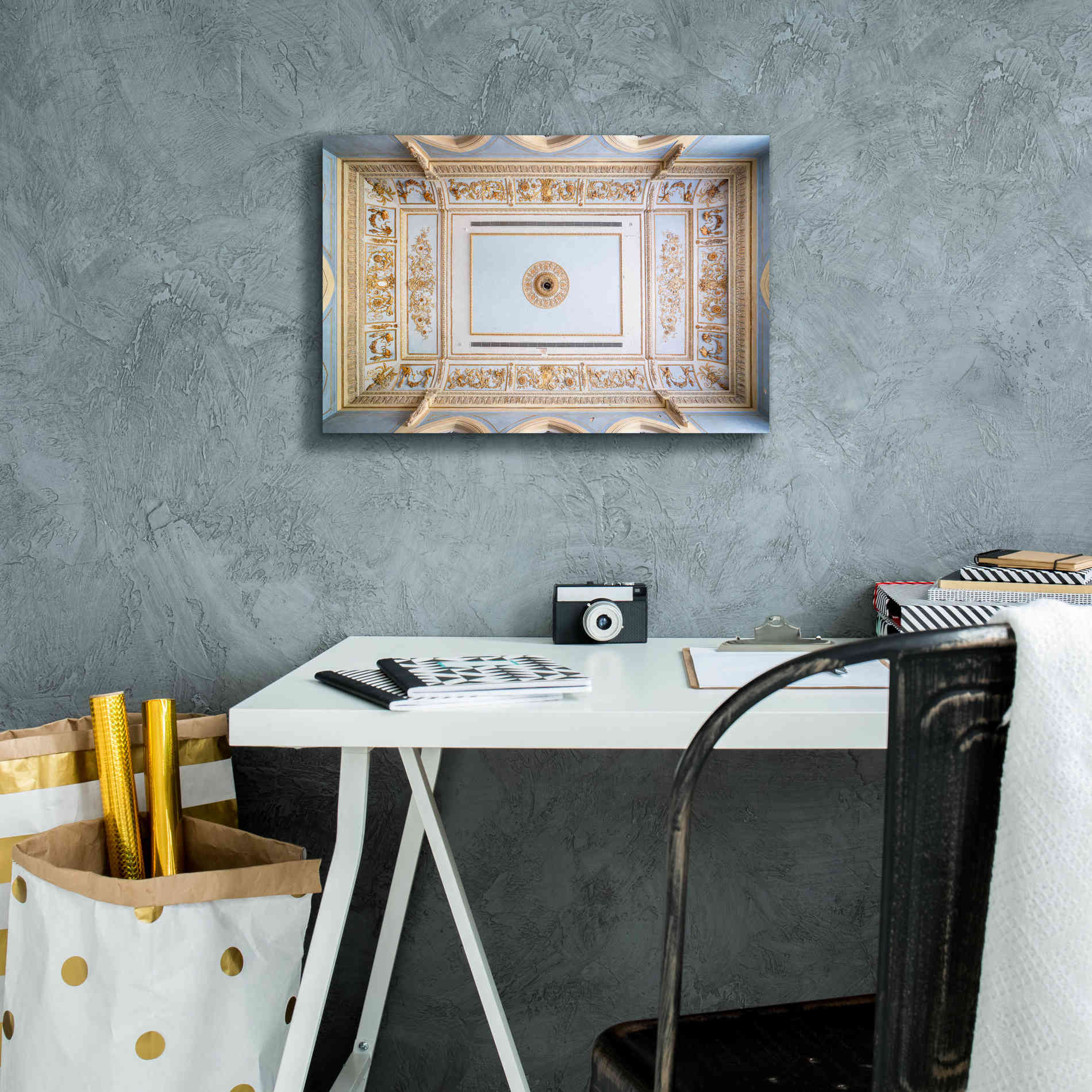 'Quantum Ceiling' by Roman Robroek Giclee Canvas Wall Art,18 x 12