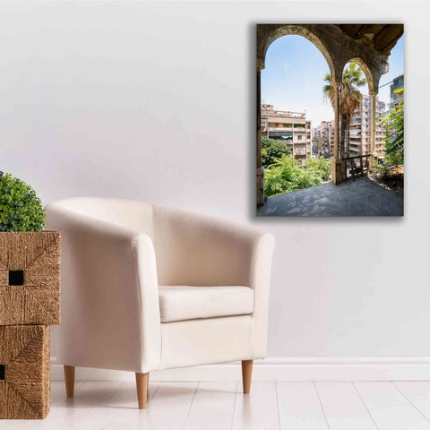 Image of 'Cityview From Balcony' by Roman Robroek Giclee Canvas Wall Art,26 x 34