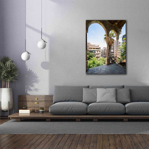 Image of 'Cityview From Balcony' by Roman Robroek Giclee Canvas Wall Art,40 x 54