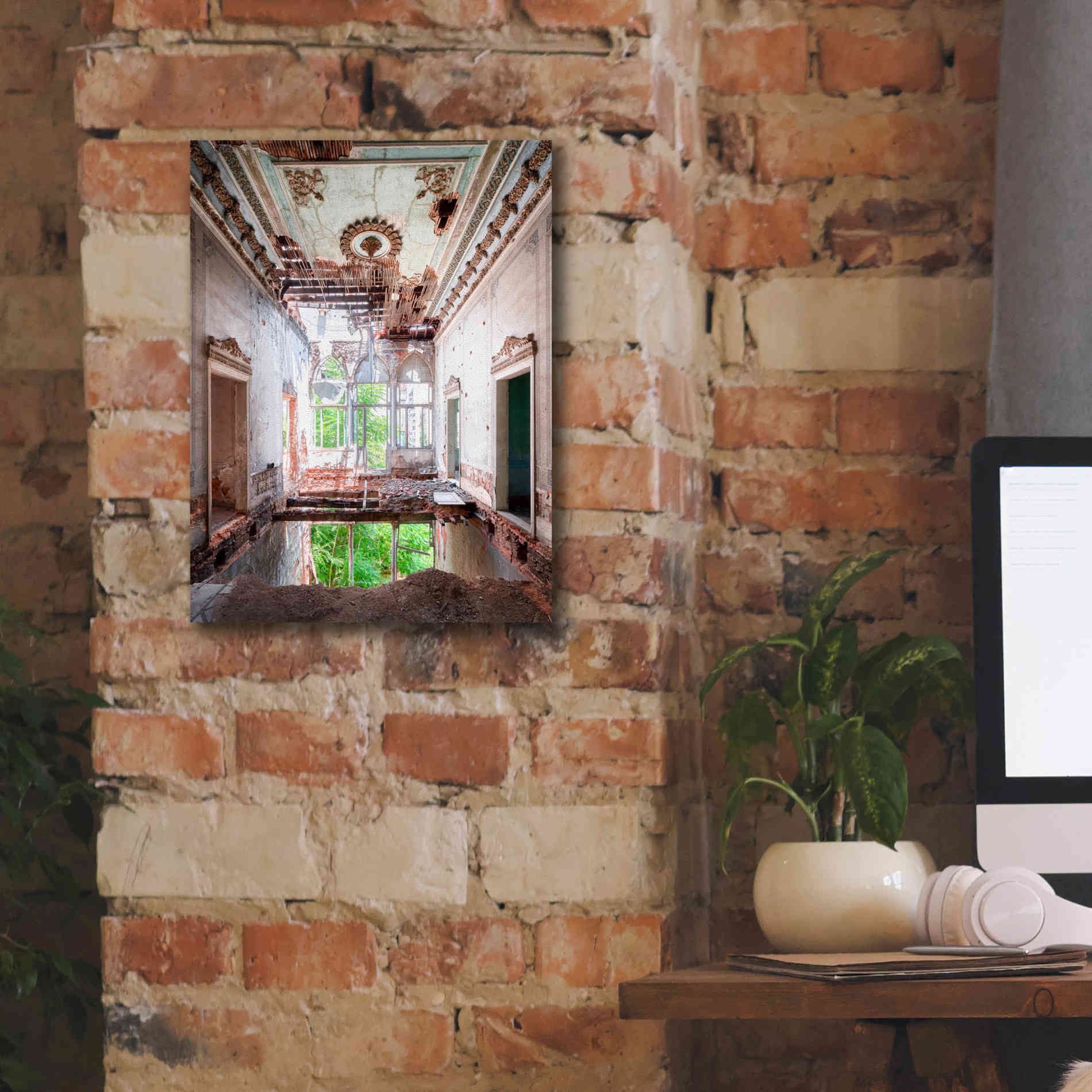 'Beirut Palace' by Roman Robroek Giclee Canvas Wall Art,12 x 16