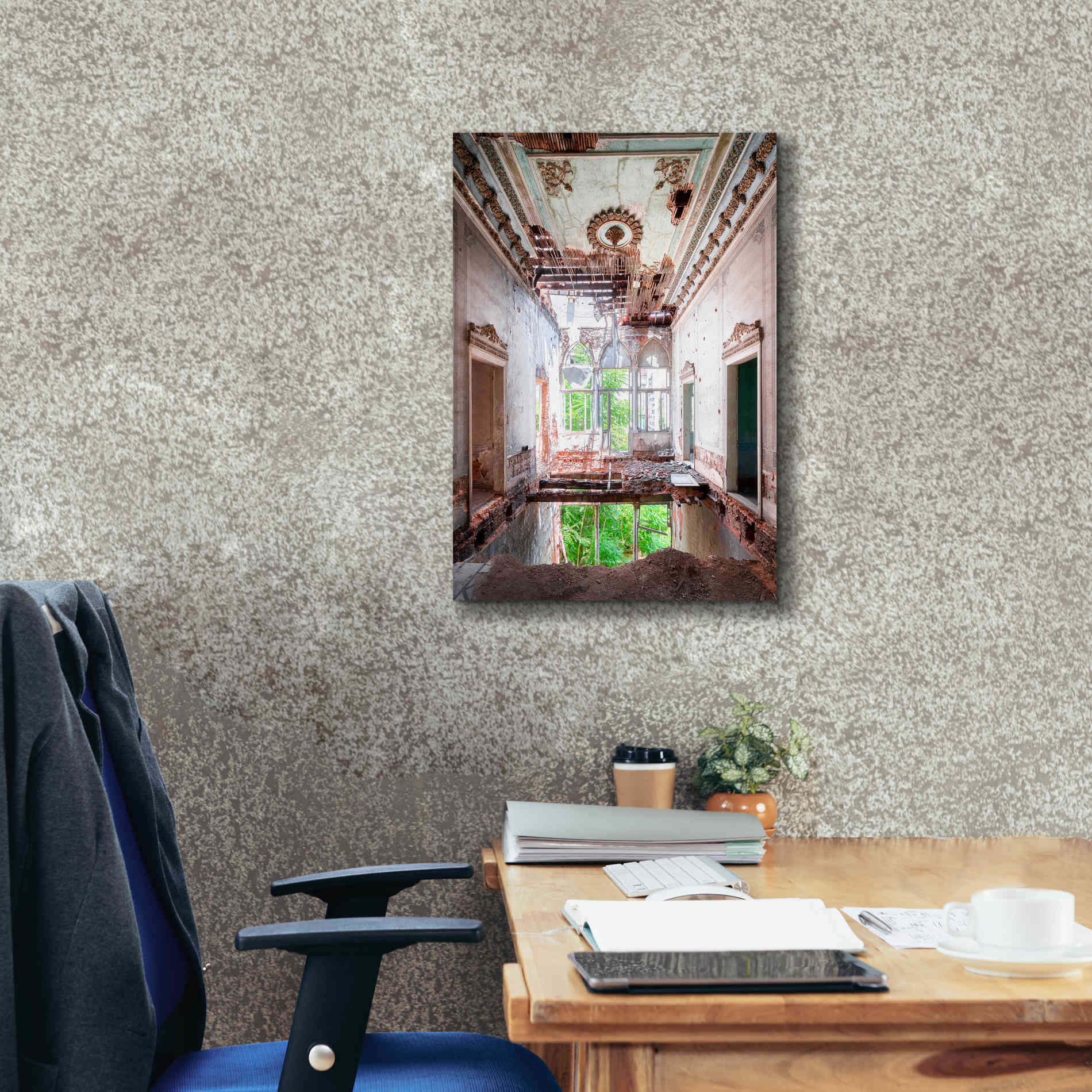 'Beirut Palace' by Roman Robroek Giclee Canvas Wall Art,18 x 26