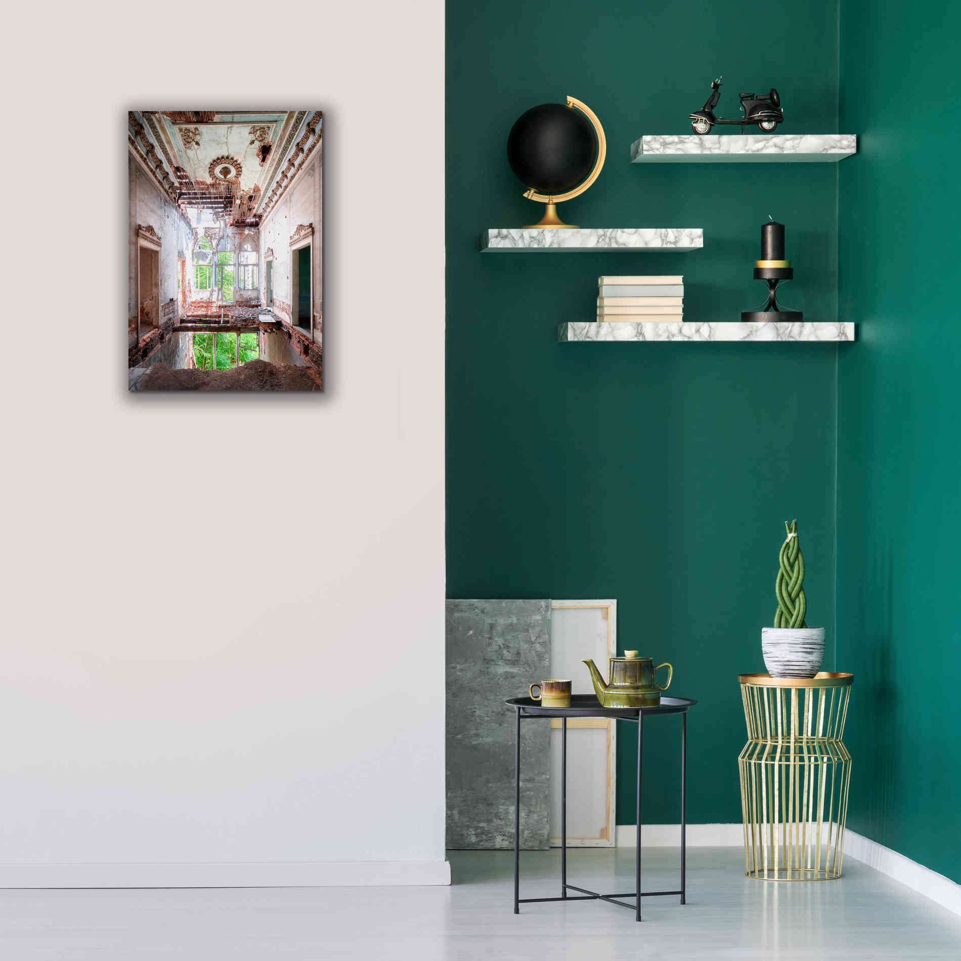 'Beirut Palace' by Roman Robroek Giclee Canvas Wall Art,18 x 26