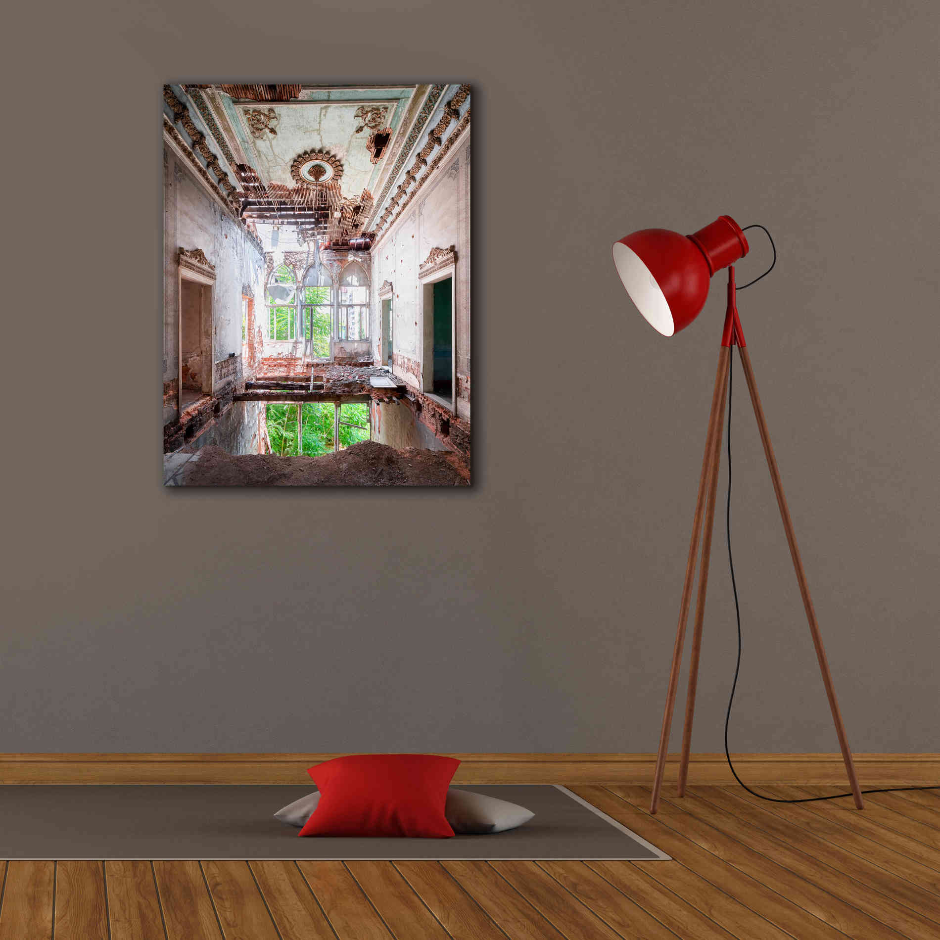 'Beirut Palace' by Roman Robroek Giclee Canvas Wall Art,26 x 34