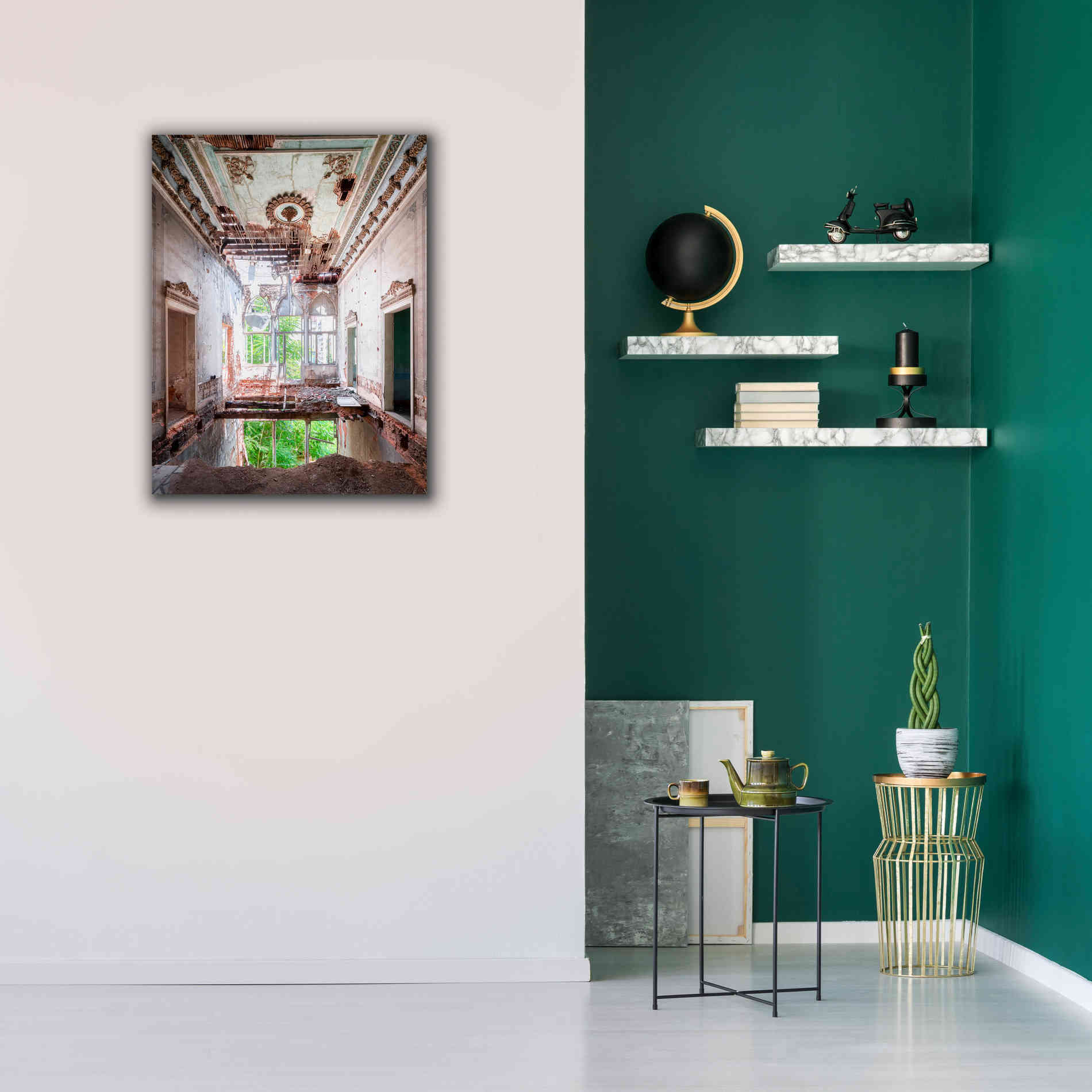 'Beirut Palace' by Roman Robroek Giclee Canvas Wall Art,26 x 34