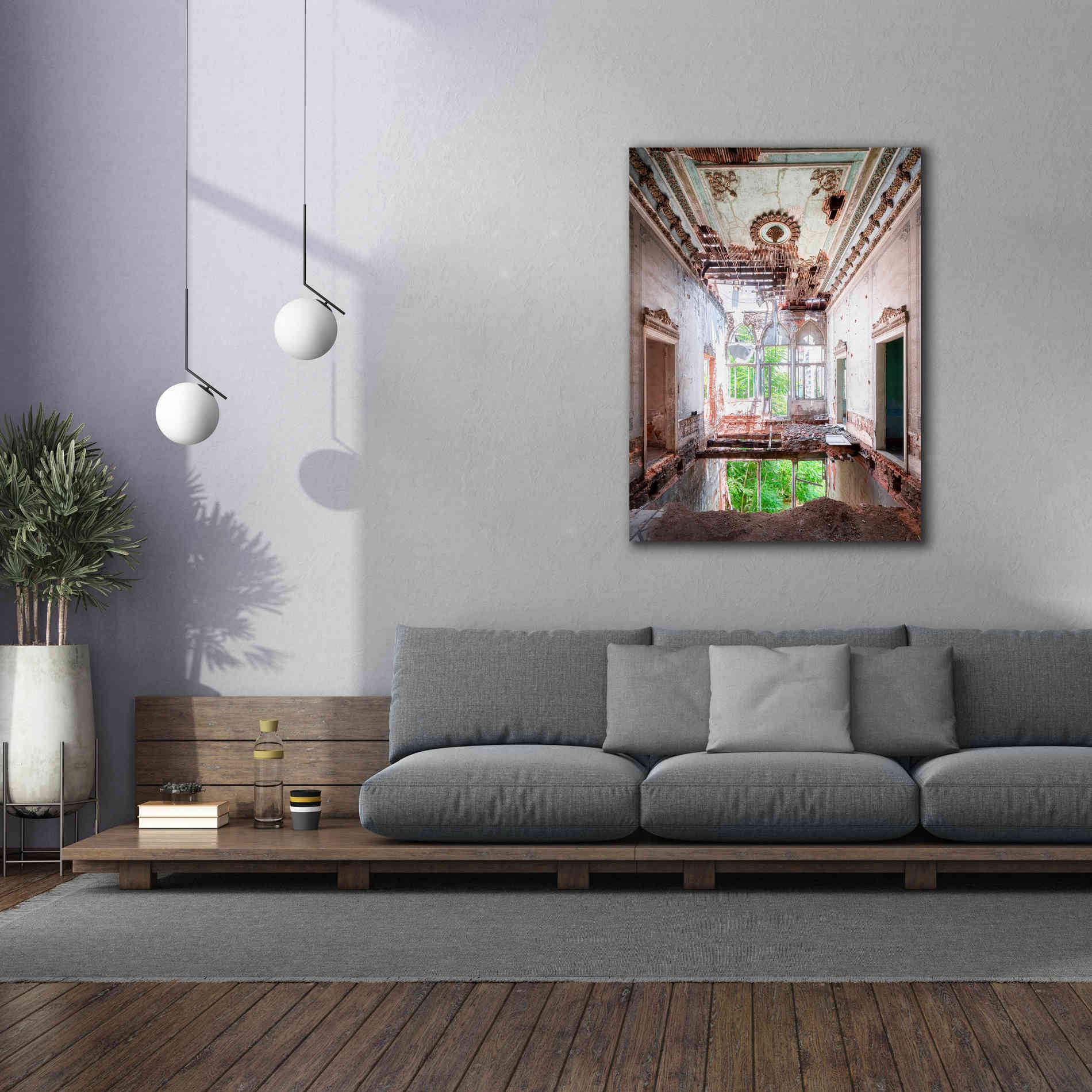 'Beirut Palace' by Roman Robroek Giclee Canvas Wall Art,40 x 54