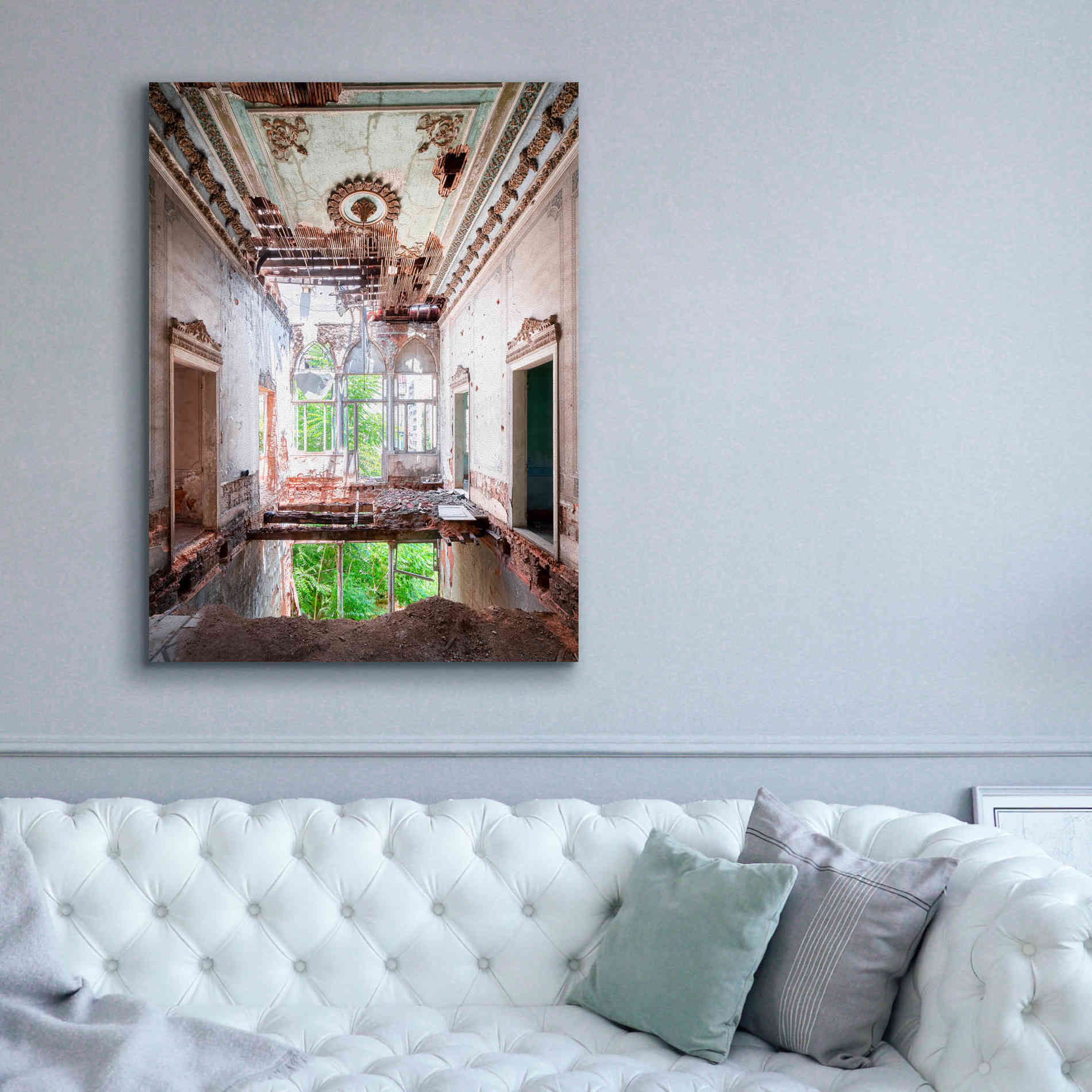 'Beirut Palace' by Roman Robroek Giclee Canvas Wall Art,40 x 54