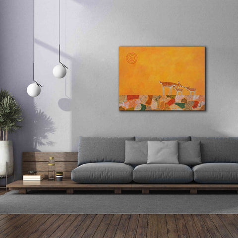 Image of 'Fawns At Dawn by Casey Craig Giclee Canvas Wall Art,54 x 40