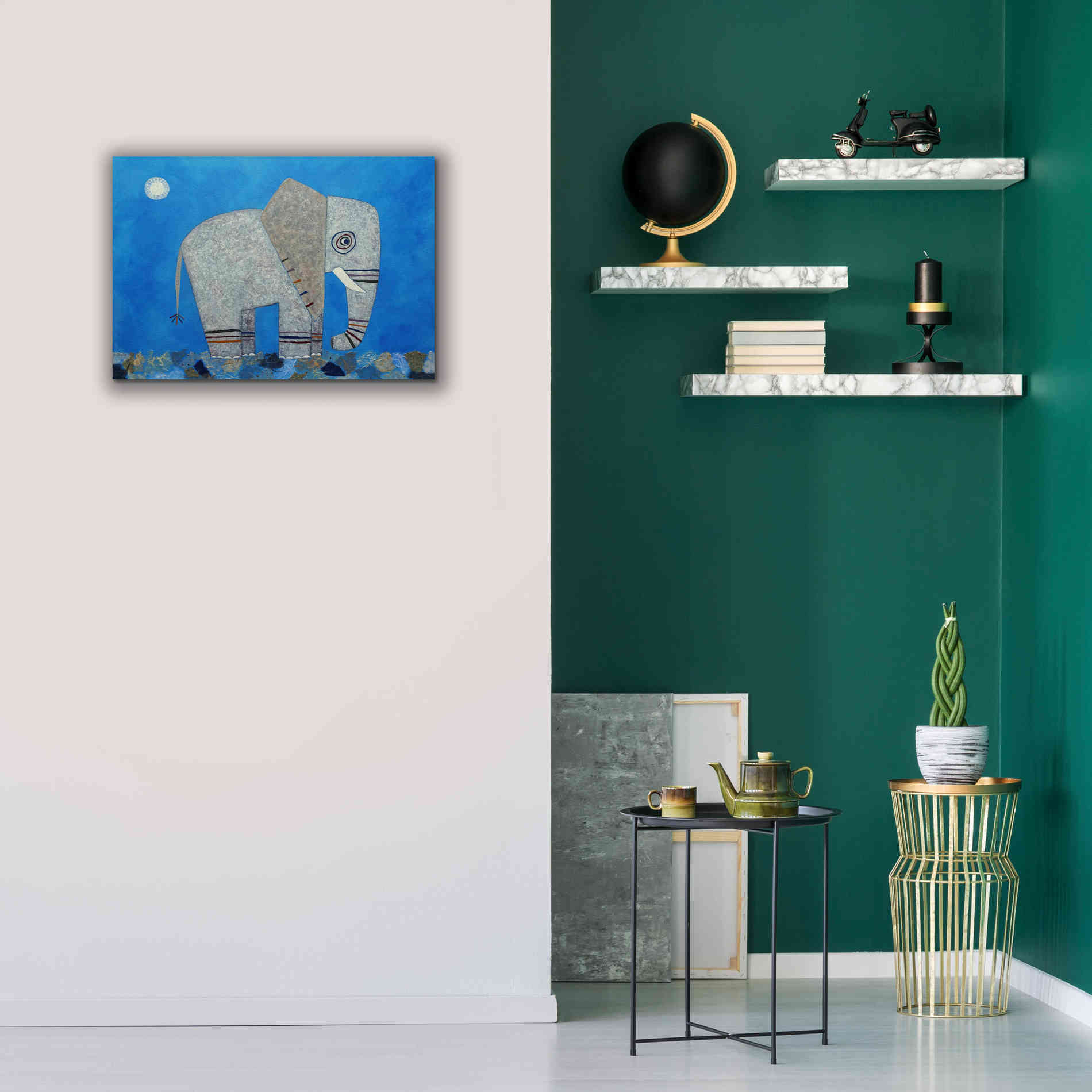 'Everything Else Is Irrelephant by Casey Craig Giclee Canvas Wall Art,26 x 18