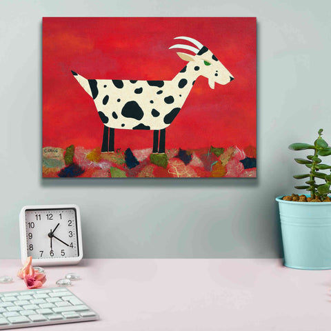 Image of 'Vincent Van Goat by Casey Craig Giclee Canvas Wall Art,16 x 12