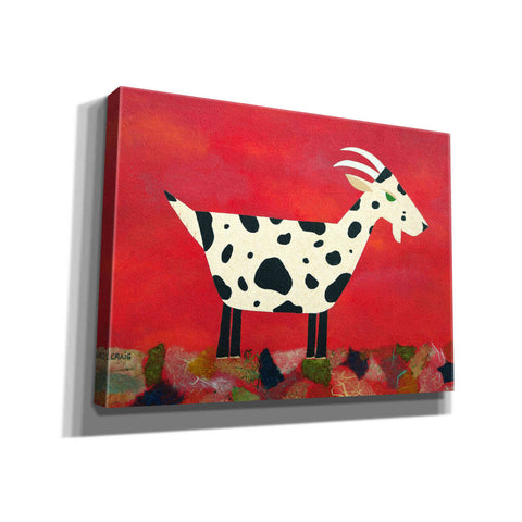 Image of 'Vincent Van Goat by Casey Craig Giclee Canvas Wall Art