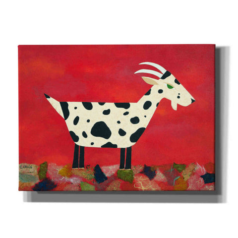 Image of 'Vincent Van Goat by Casey Craig Giclee Canvas Wall Art