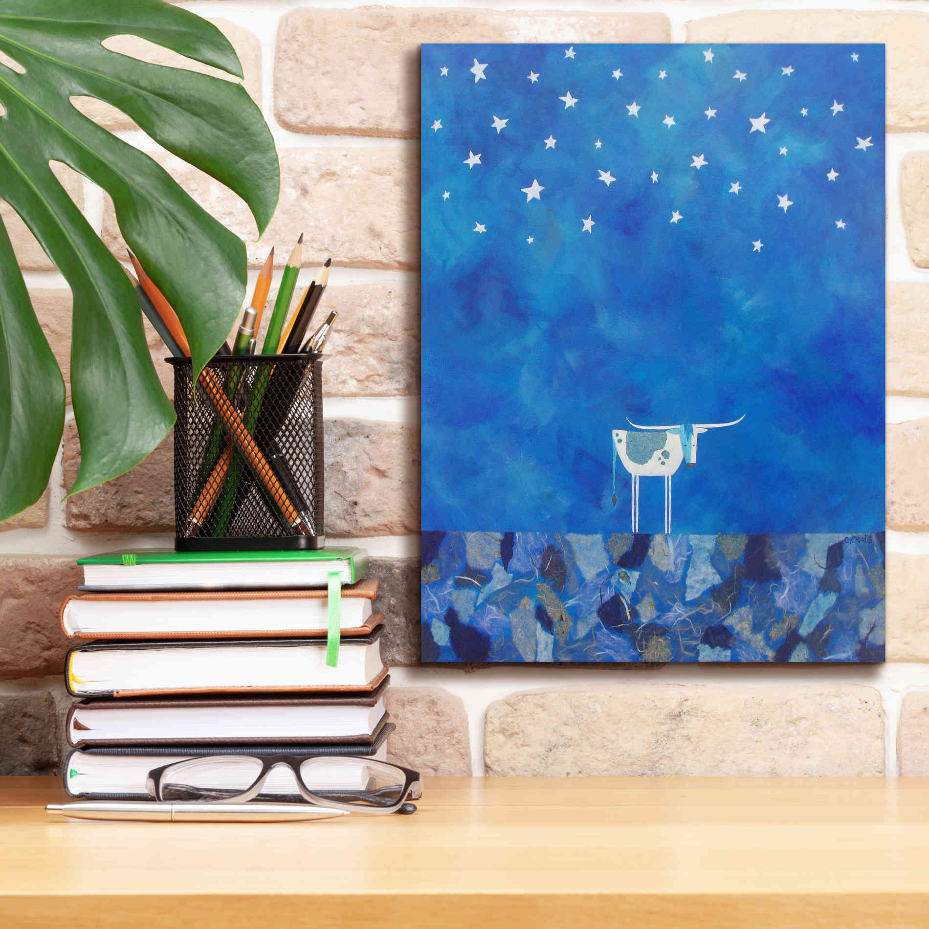 'Stars at Night by Casey Craig Giclee Canvas Wall Art,12 x 16