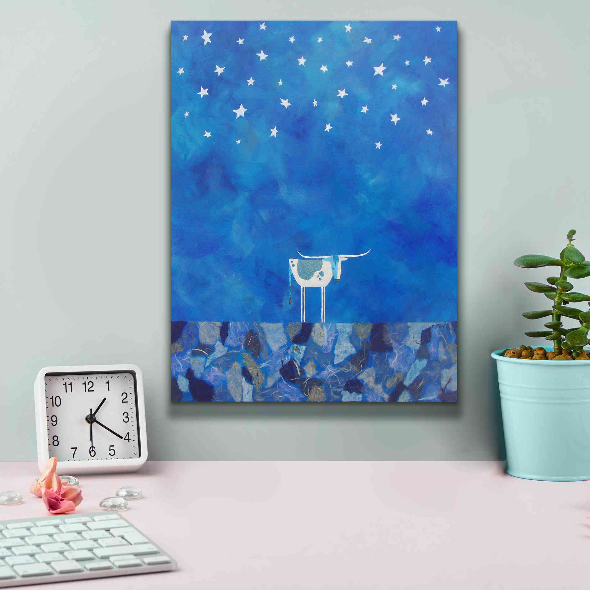 'Stars at Night by Casey Craig Giclee Canvas Wall Art,12 x 16