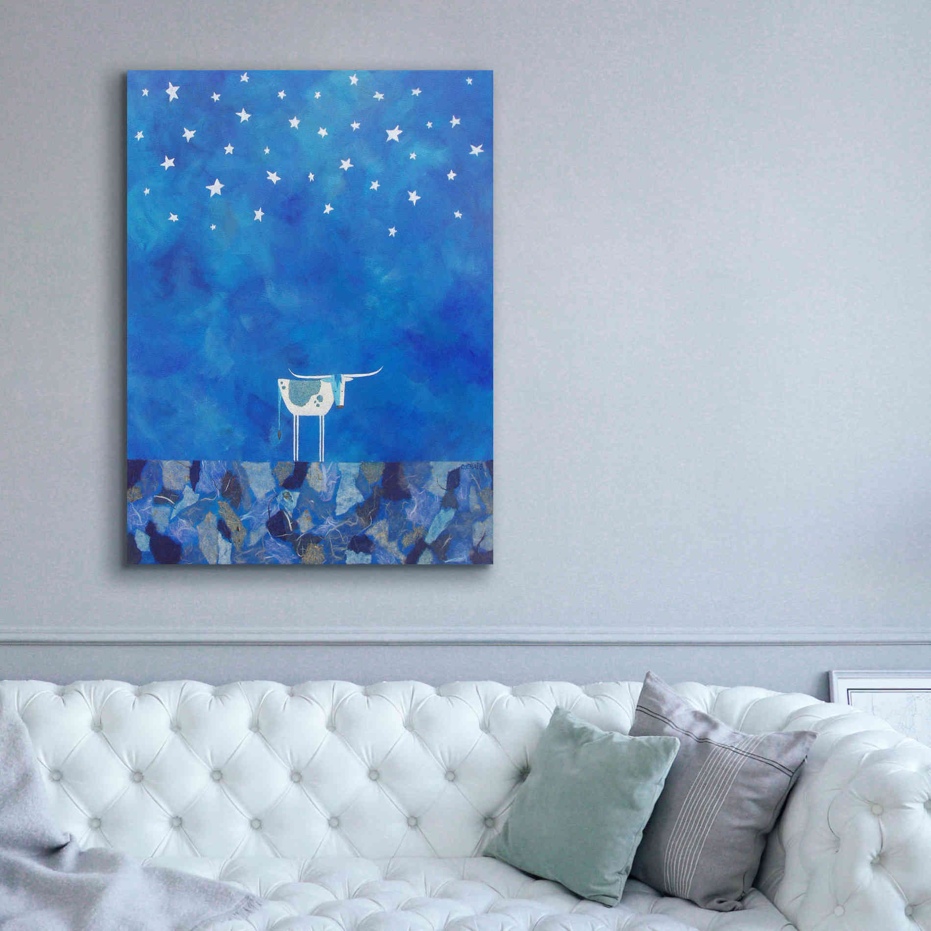'Stars at Night by Casey Craig Giclee Canvas Wall Art,40 x 54