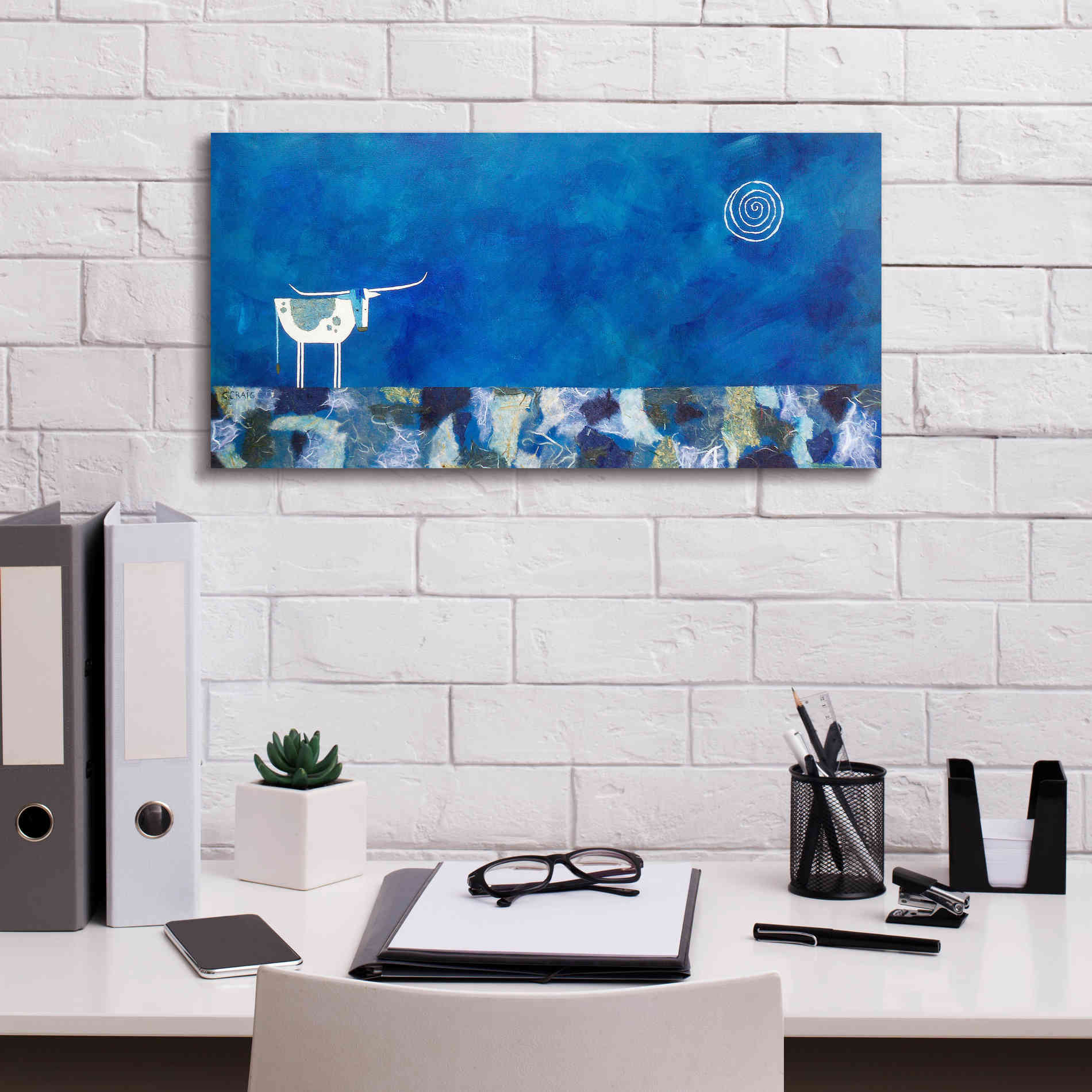 'Goodnight Trail by Casey Craig Giclee Canvas Wall Art,24 x 12