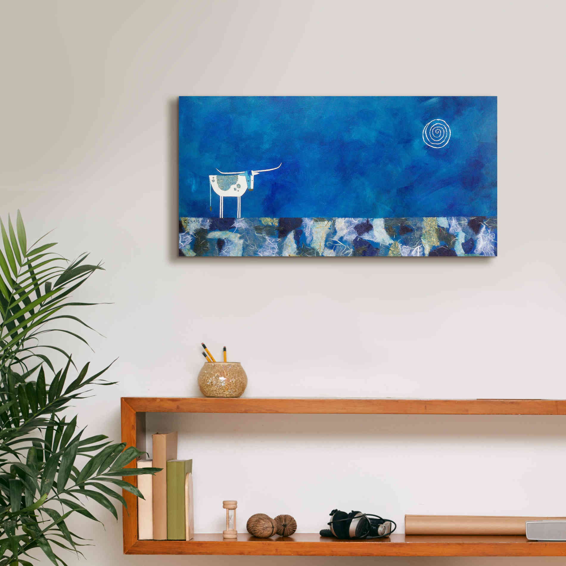 'Goodnight Trail by Casey Craig Giclee Canvas Wall Art,24 x 12