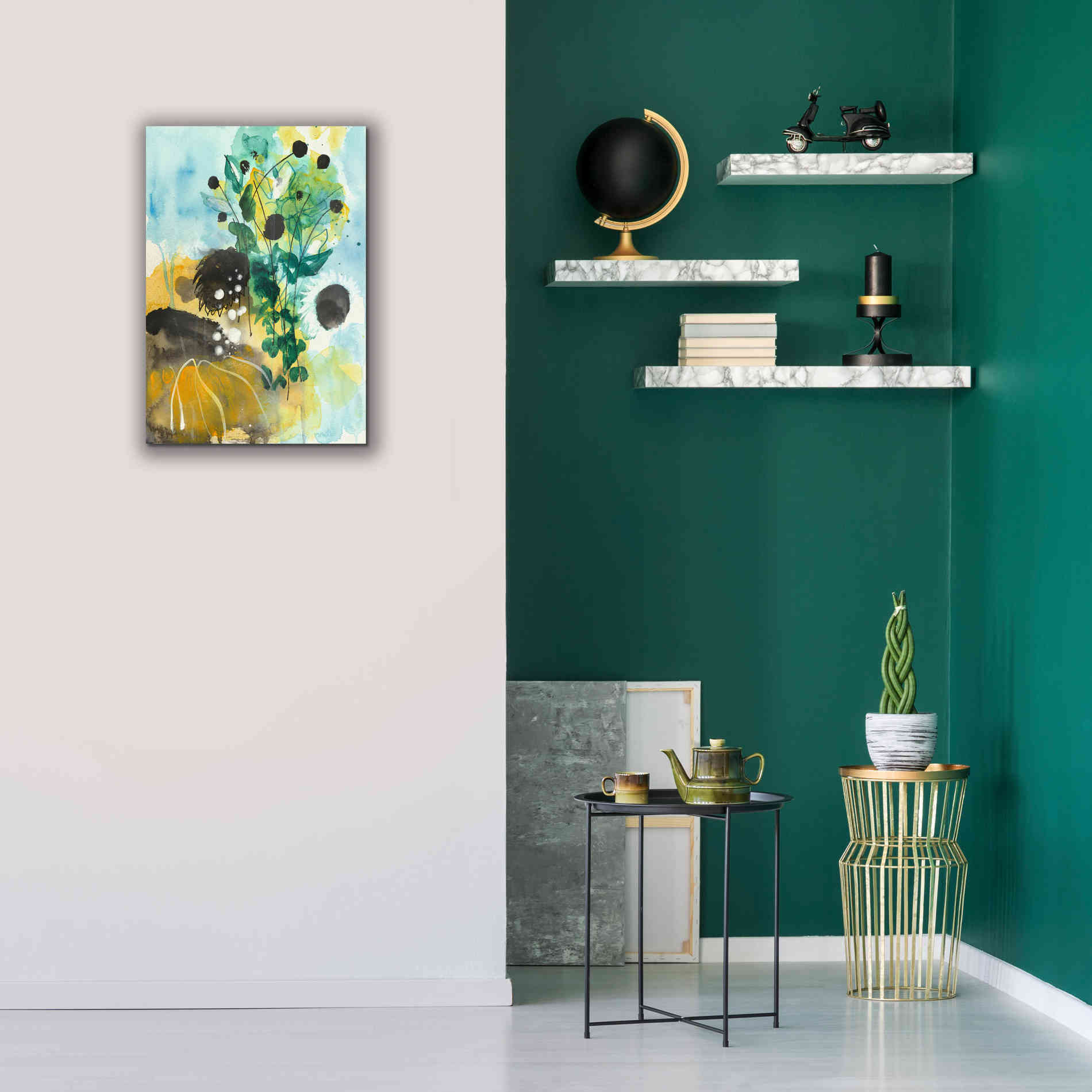 'Sunflower Kisses II by Corina Capri Giclee Canvas Wall Art,18 x 26