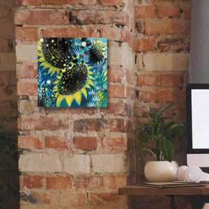 'Sunflower Kisses by Corina Capri Giclee Canvas Wall Art,12 x 12