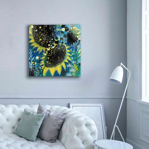 Image of 'Sunflower Kisses by Corina Capri Giclee Canvas Wall Art,37 x 37