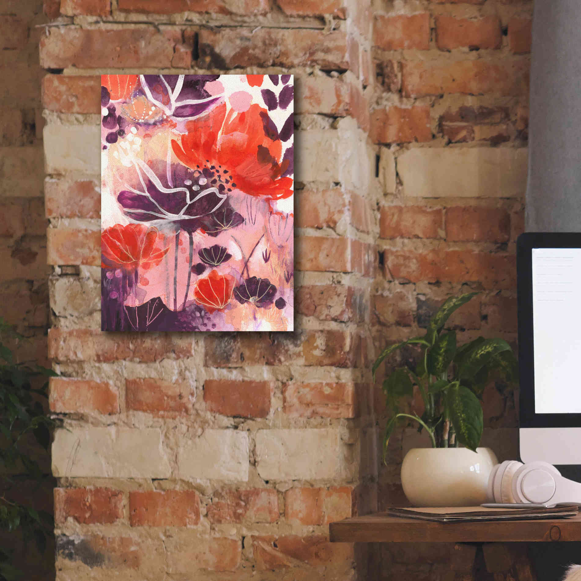 'Open Up by Corina Capri Giclee Canvas Wall Art,12 x 16