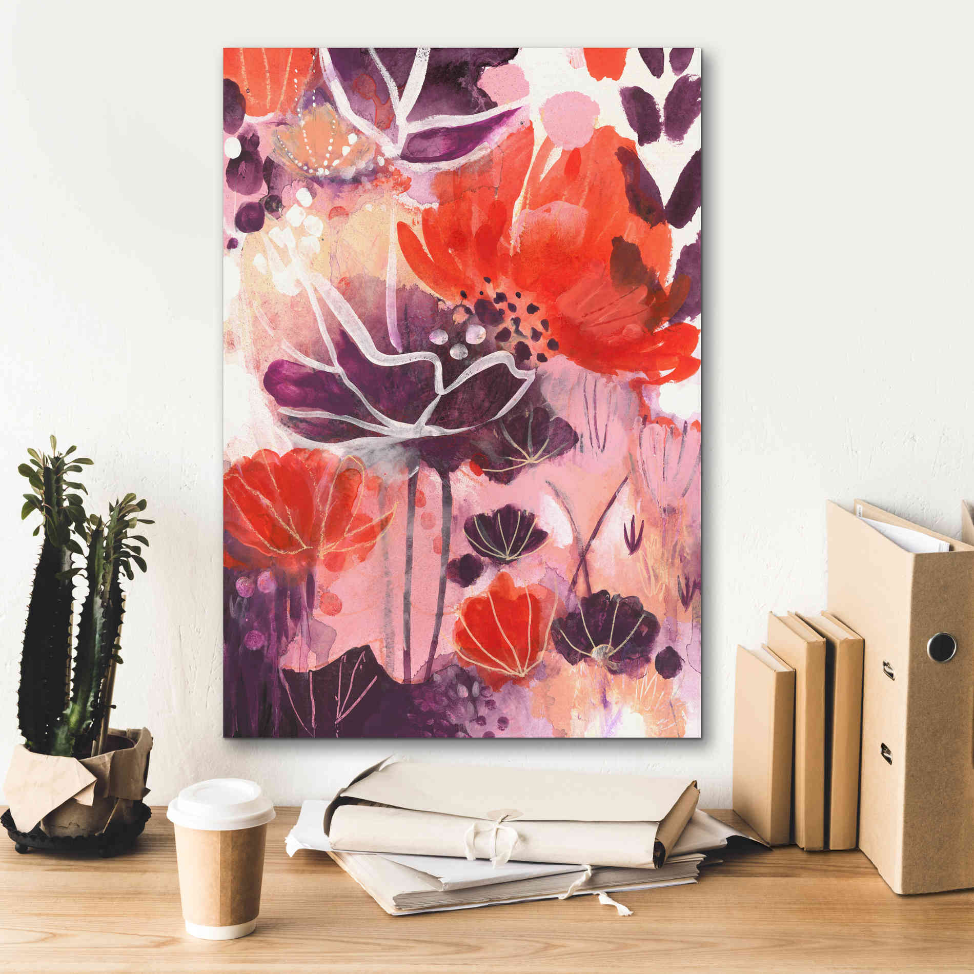 'Open Up by Corina Capri Giclee Canvas Wall Art,18 x 26