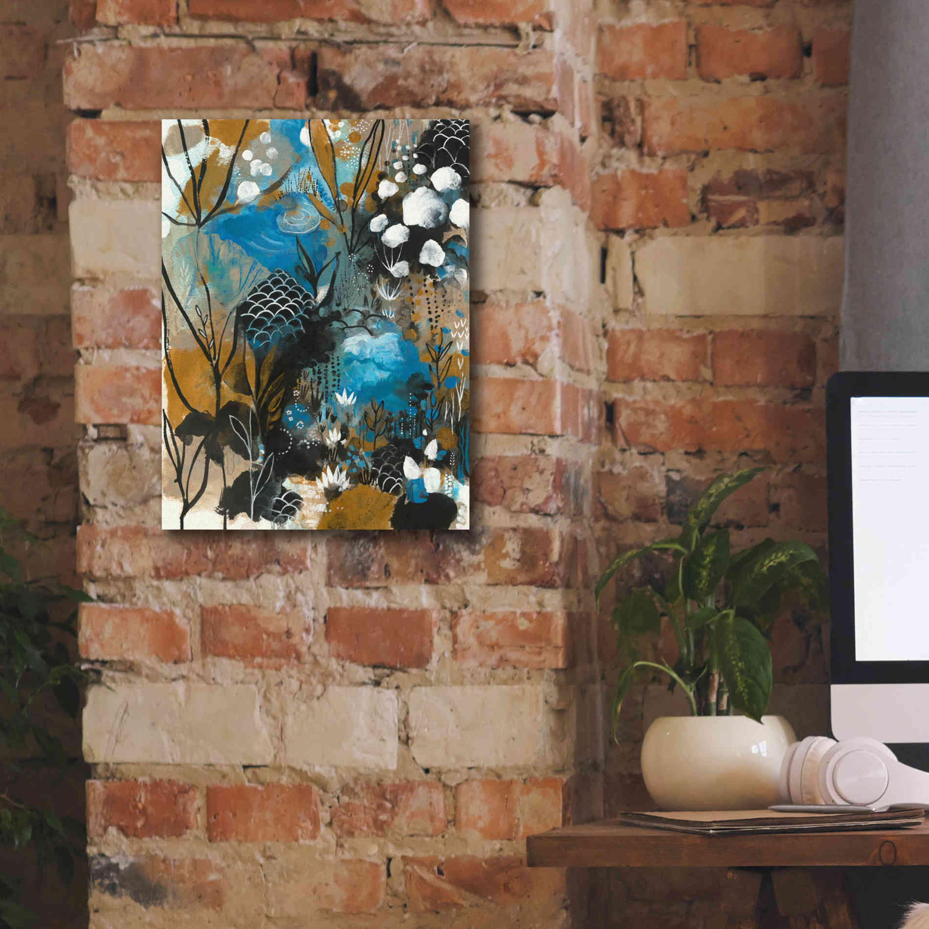 'January Song by Corina Capri Giclee Canvas Wall Art,12 x 16