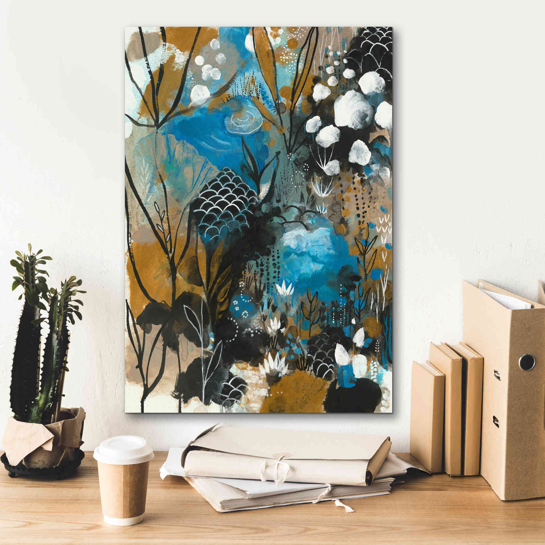 'January Song by Corina Capri Giclee Canvas Wall Art,18 x 26