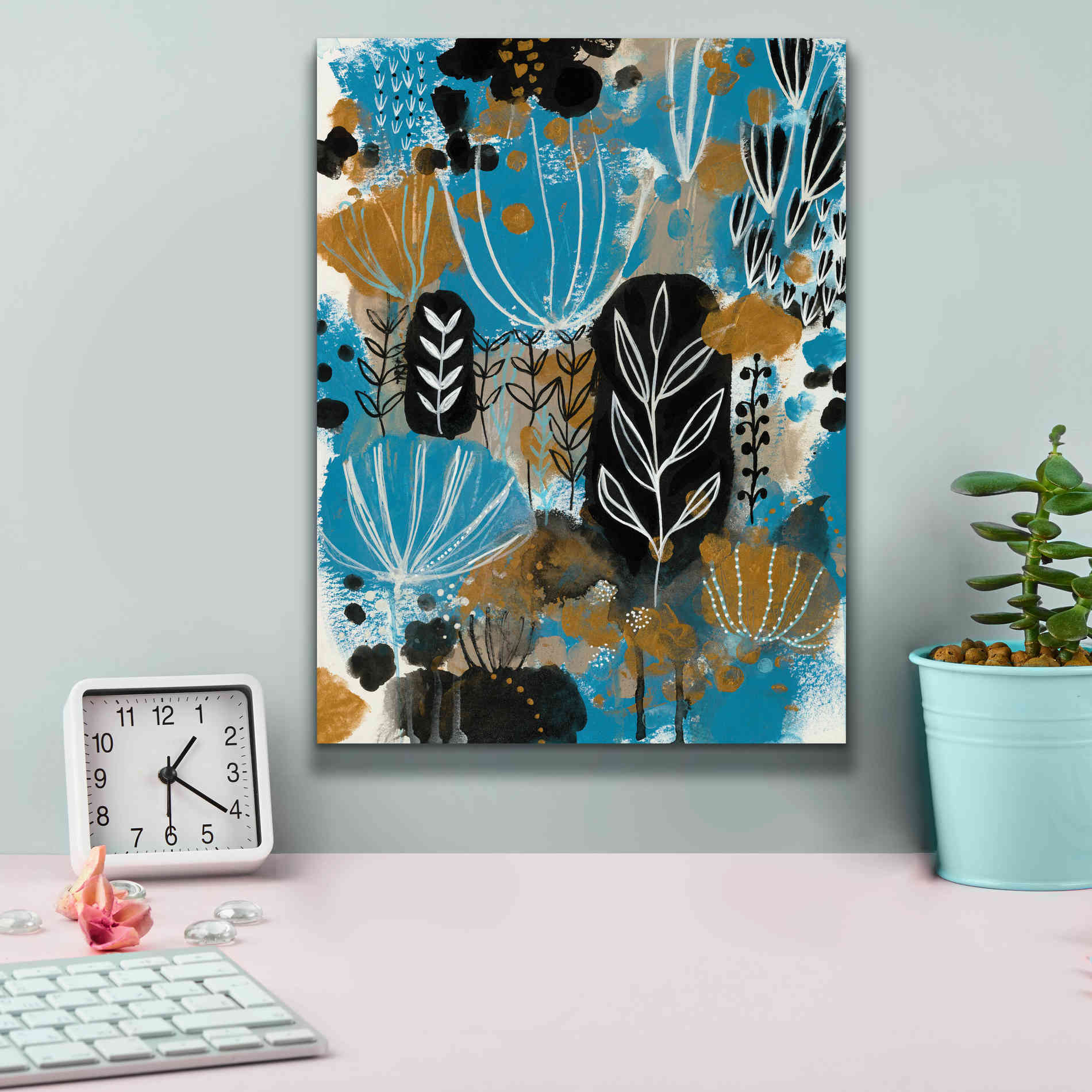 'January Poem by Corina Capri Giclee Canvas Wall Art,12 x 16