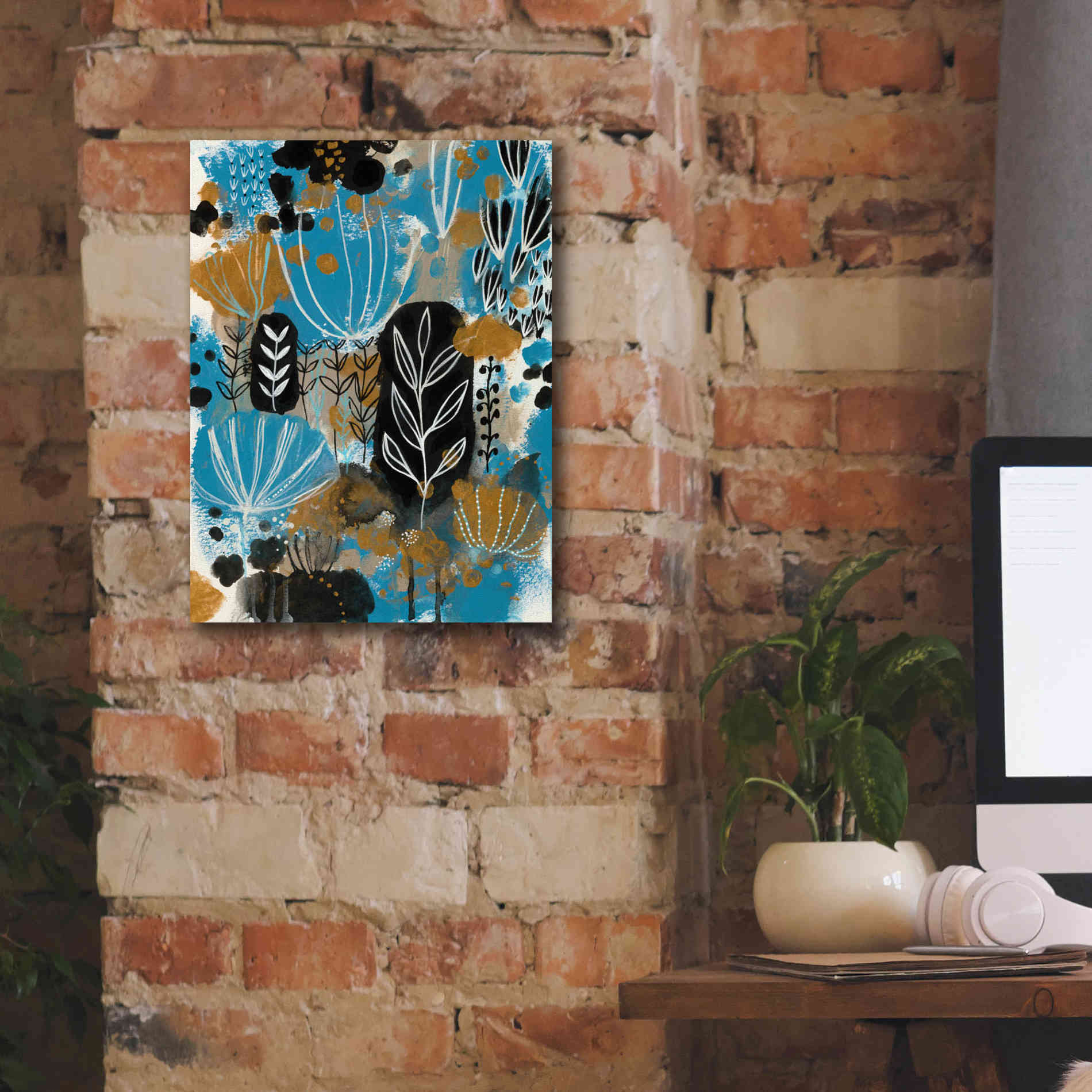 'January Poem by Corina Capri Giclee Canvas Wall Art,12 x 16