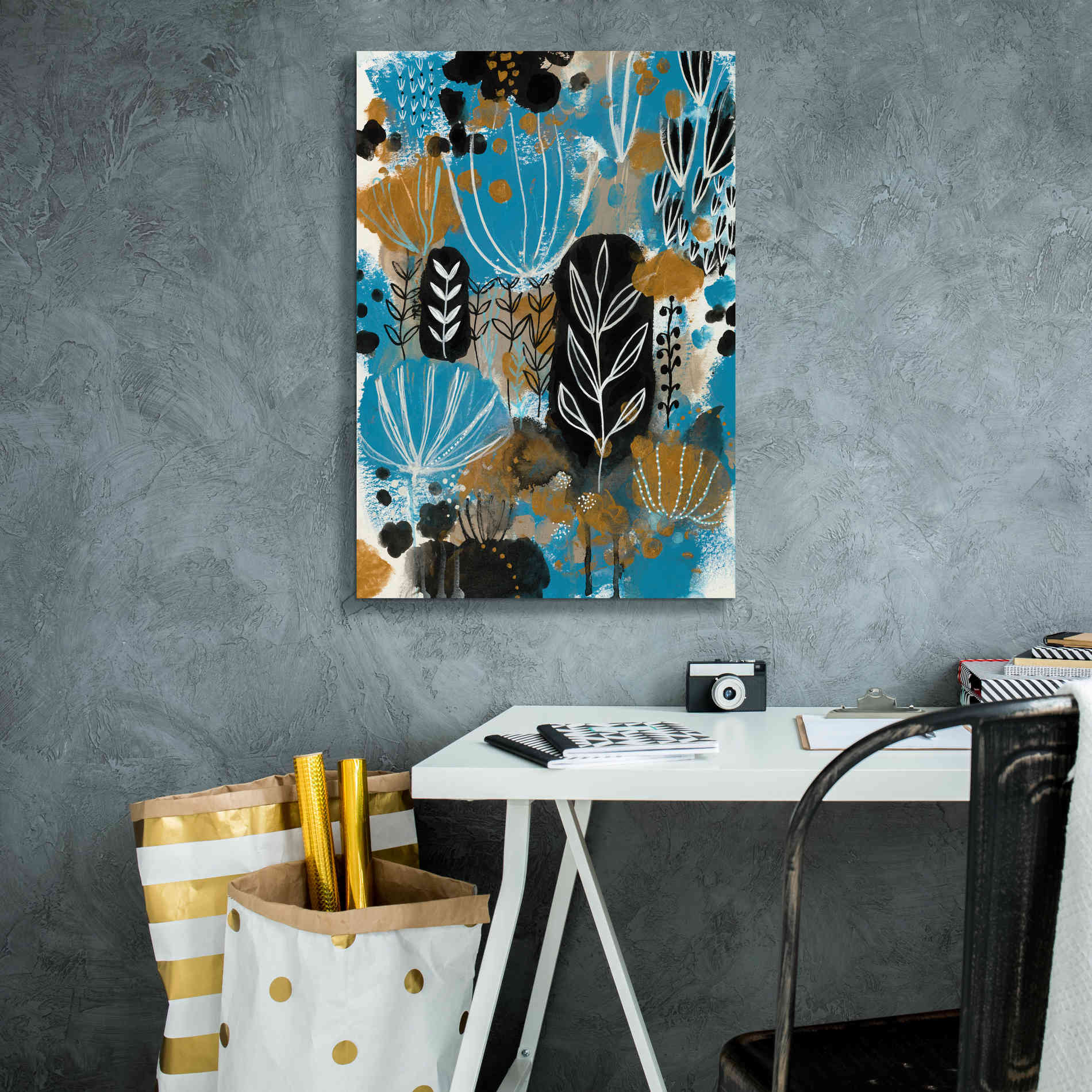 'January Poem by Corina Capri Giclee Canvas Wall Art,18 x 26