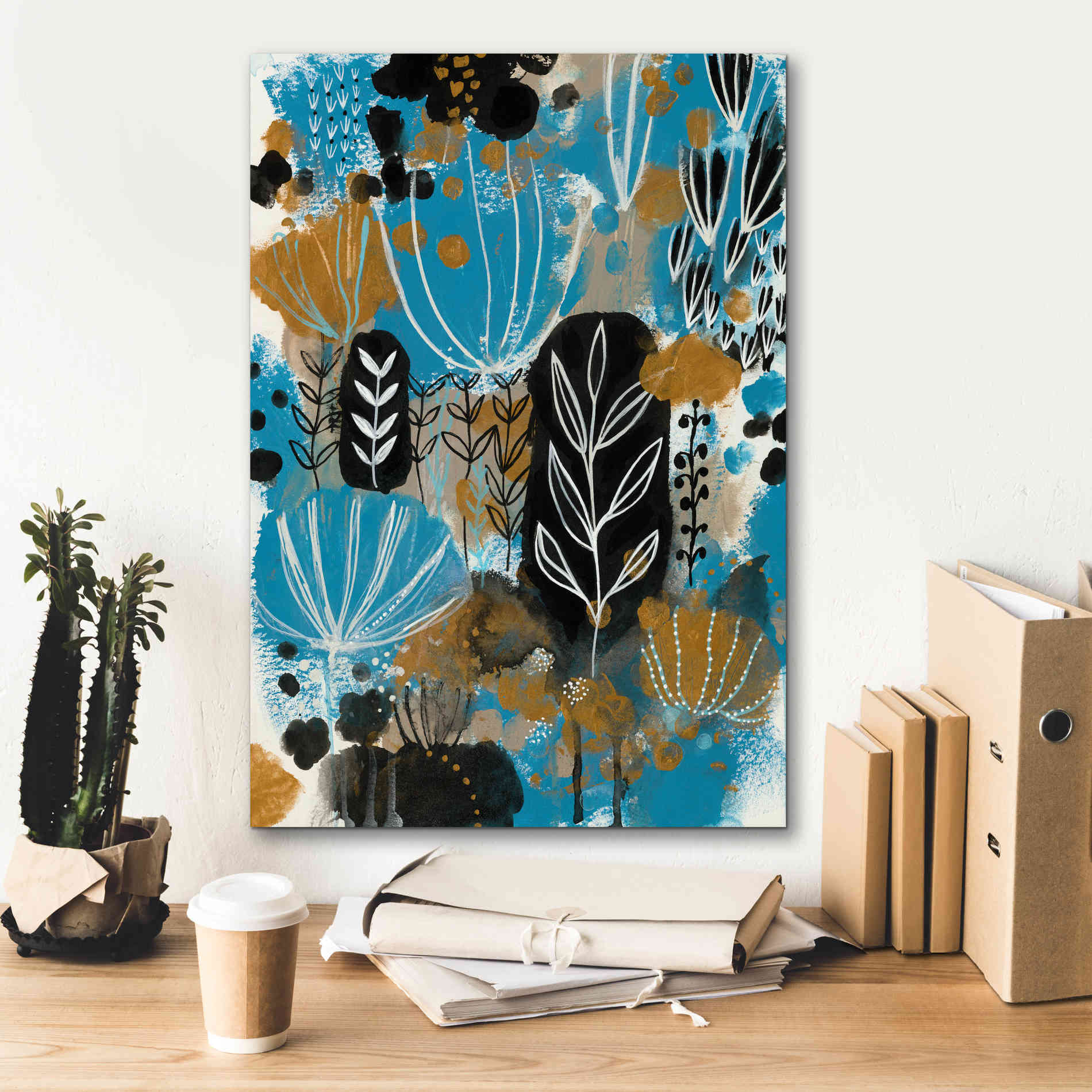 'January Poem by Corina Capri Giclee Canvas Wall Art,18 x 26