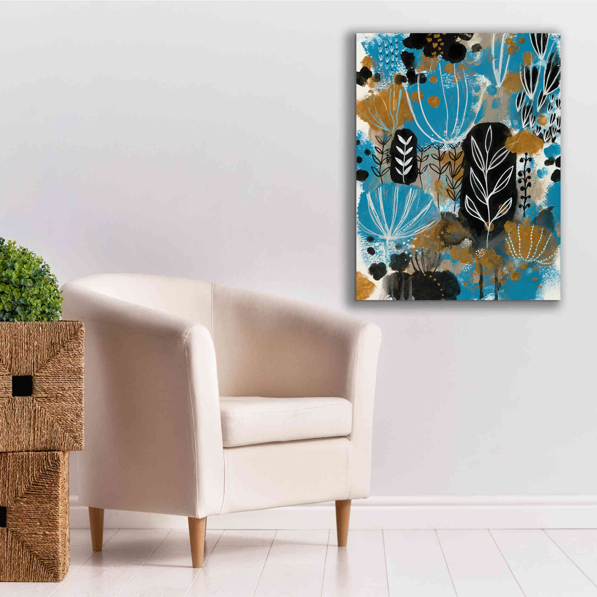 'January Poem by Corina Capri Giclee Canvas Wall Art,26 x 34