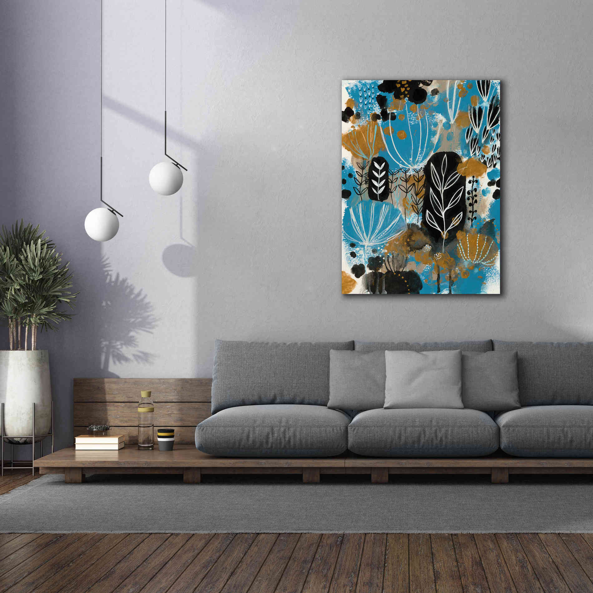 'January Poem by Corina Capri Giclee Canvas Wall Art,40 x 54