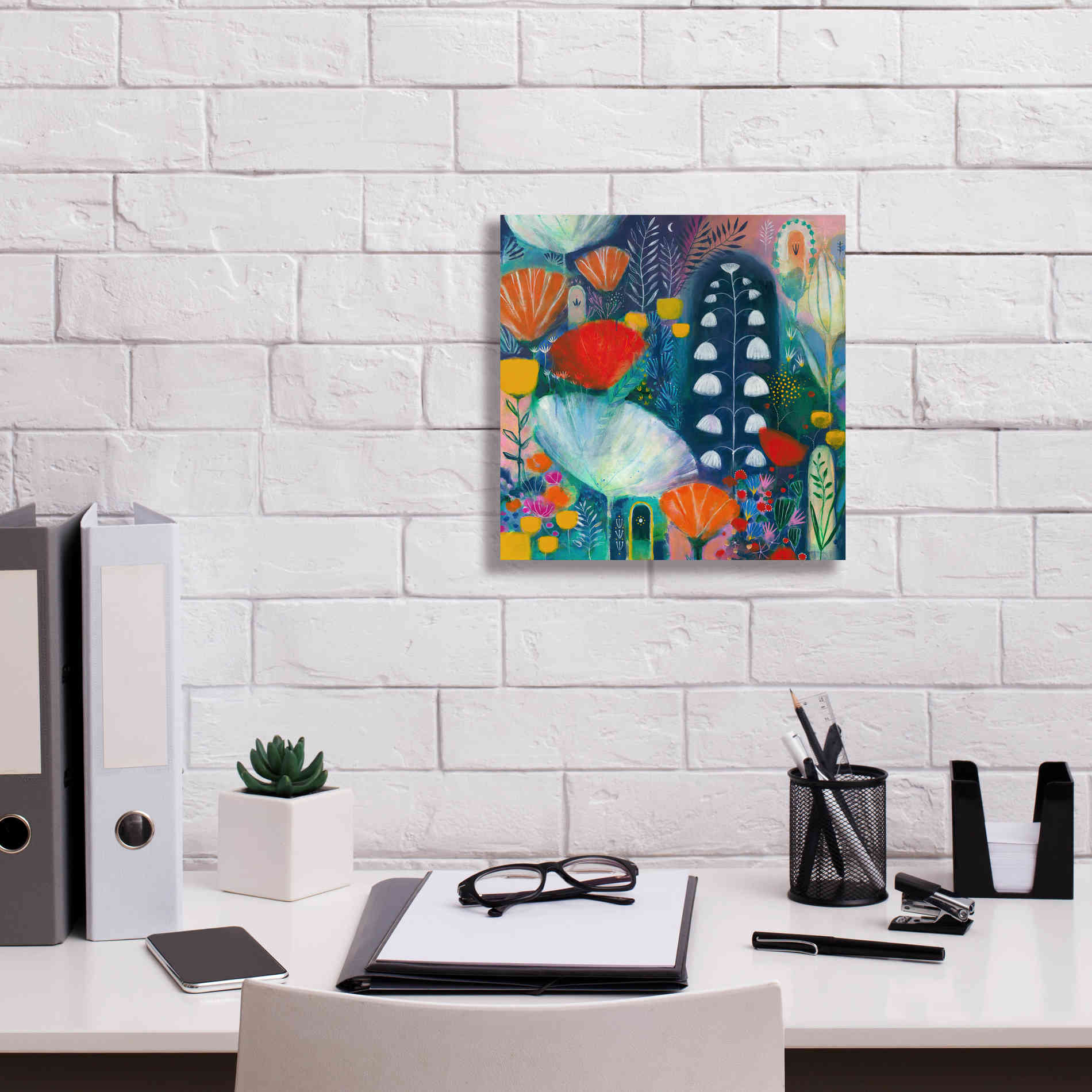 'Nuit Blanche by Corina Capri Giclee Canvas Wall Art,12 x 12