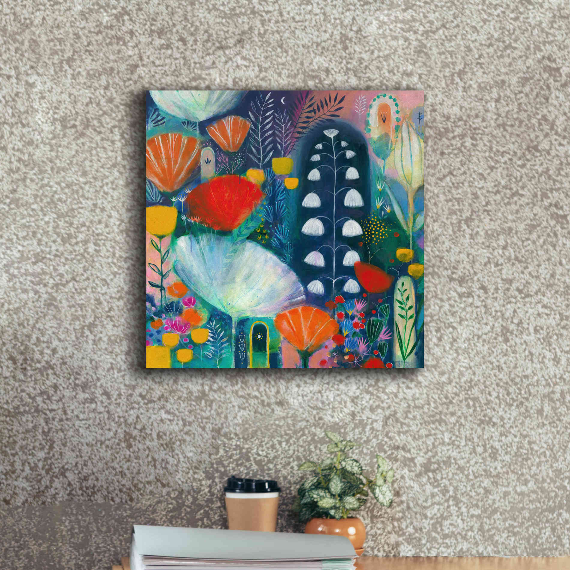 'Nuit Blanche by Corina Capri Giclee Canvas Wall Art,18 x 18