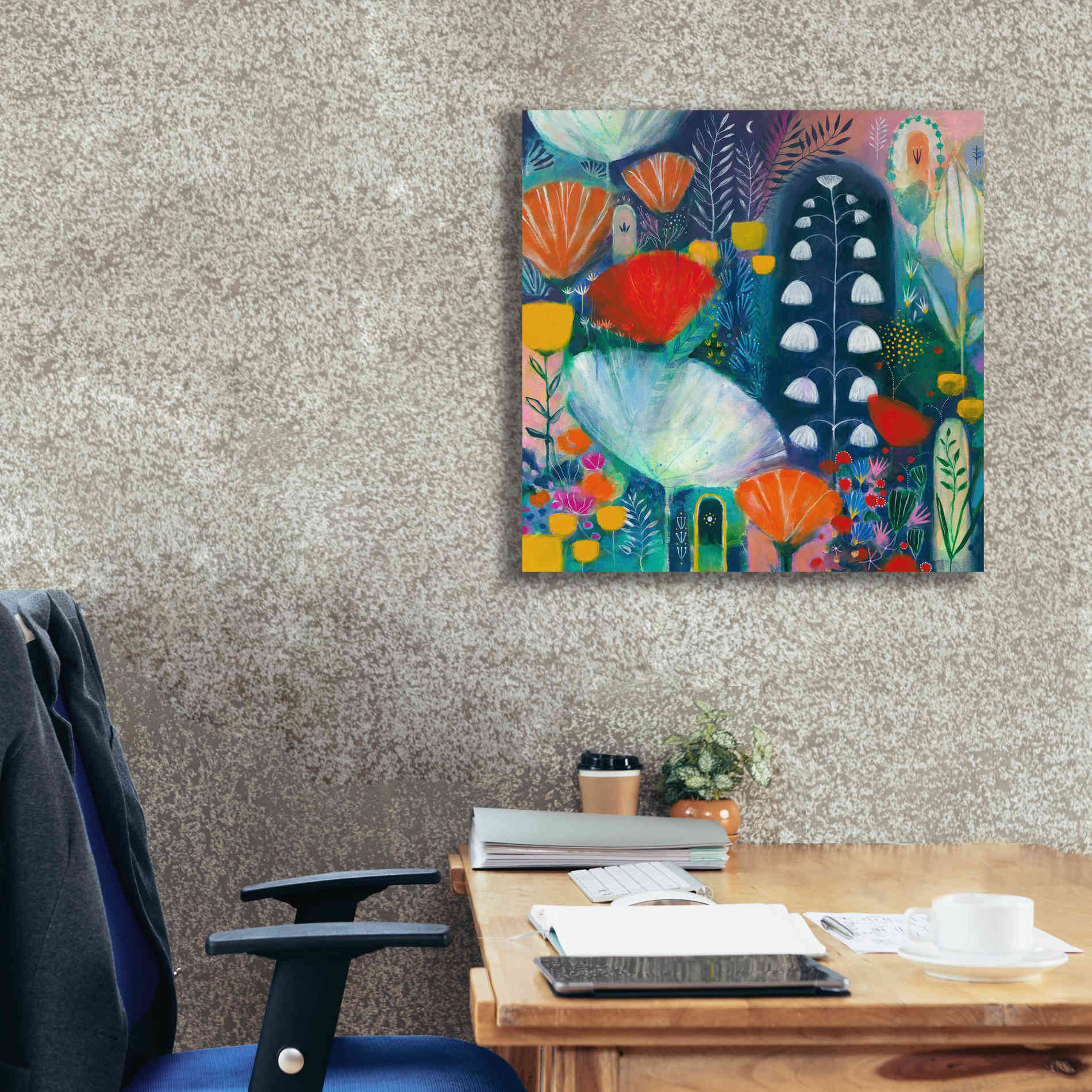 'Nuit Blanche by Corina Capri Giclee Canvas Wall Art,26 x 26
