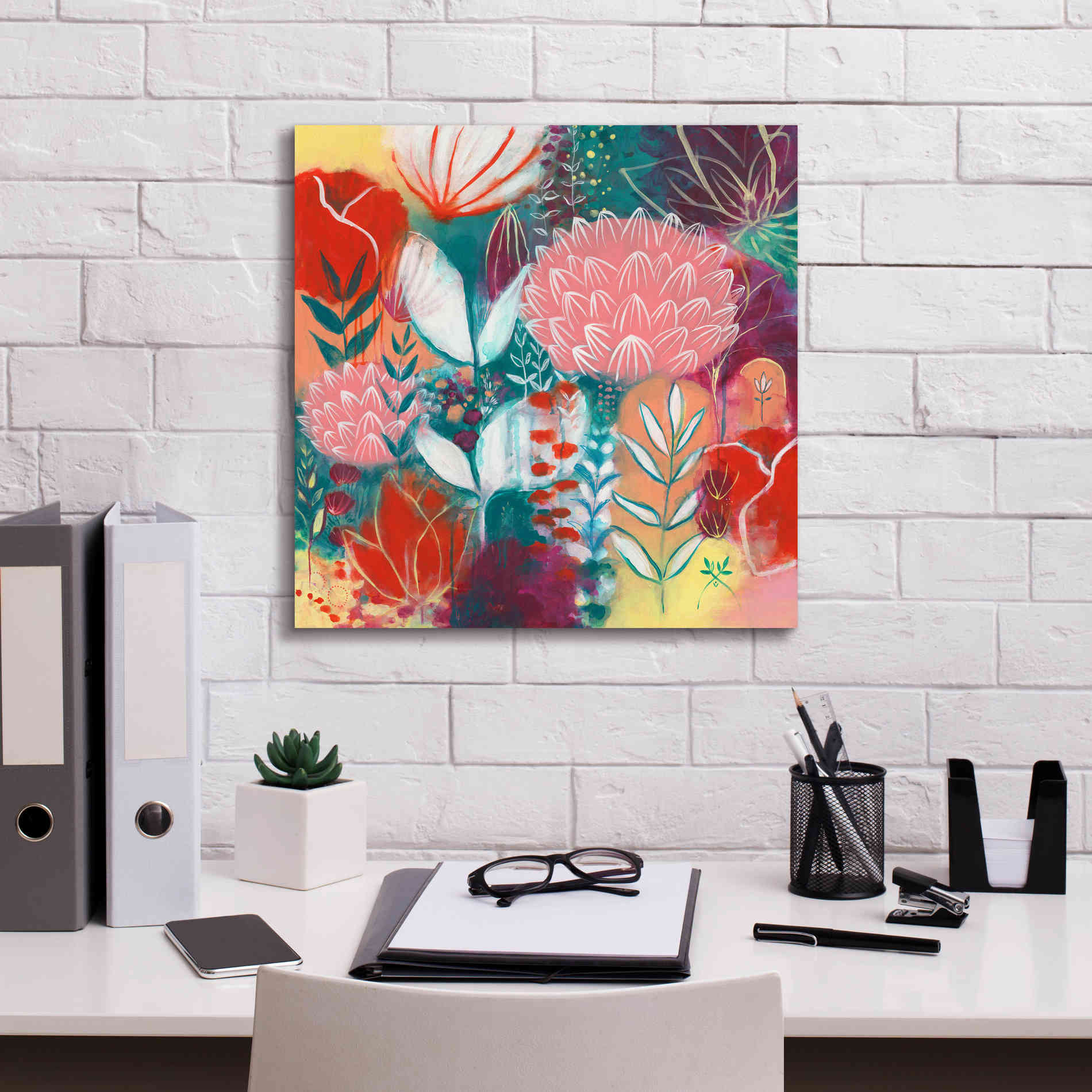 'Sensuality by Corina Capri Giclee Canvas Wall Art,18 x 18