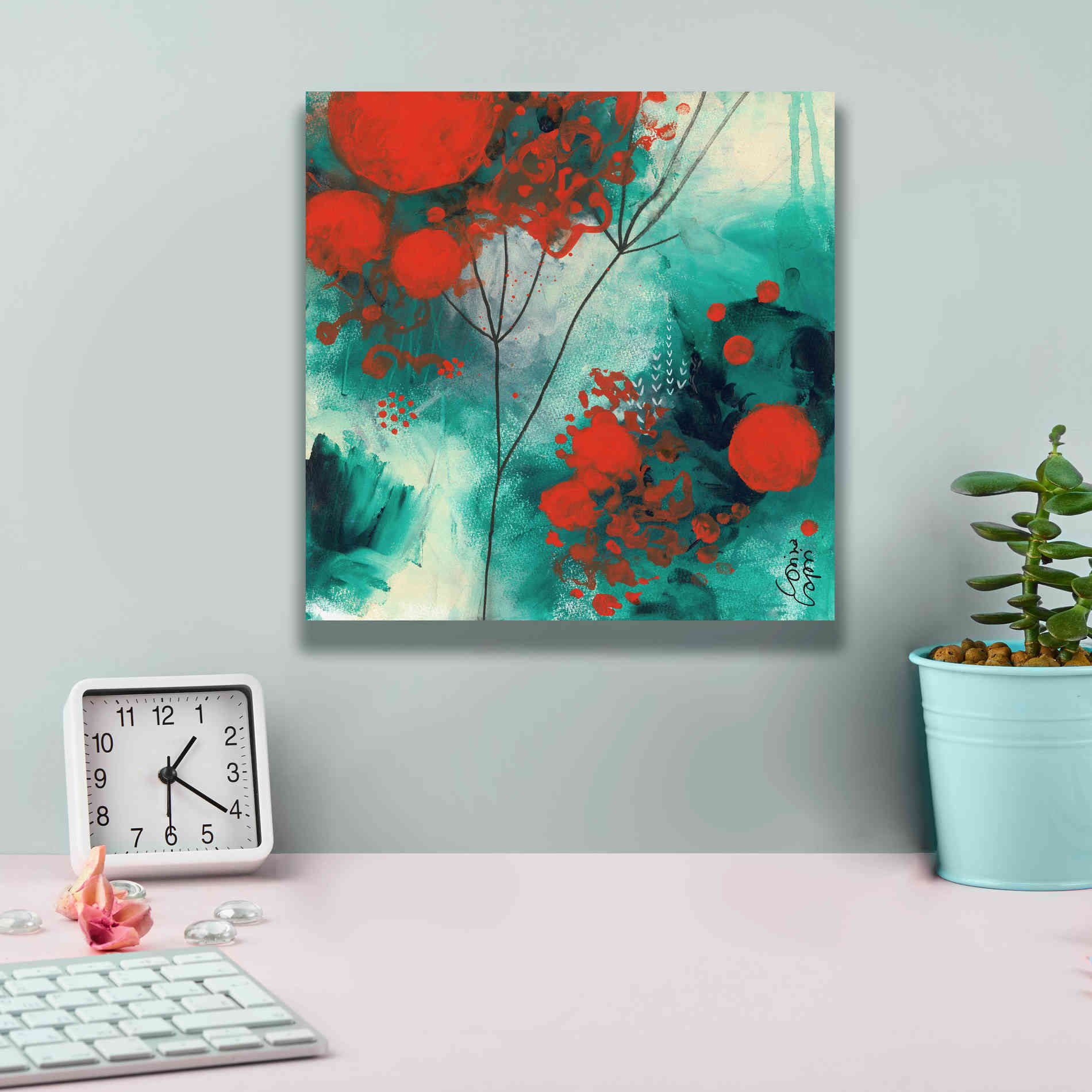 'Winter Solstice by Corina Capri Giclee Canvas Wall Art,12 x 12