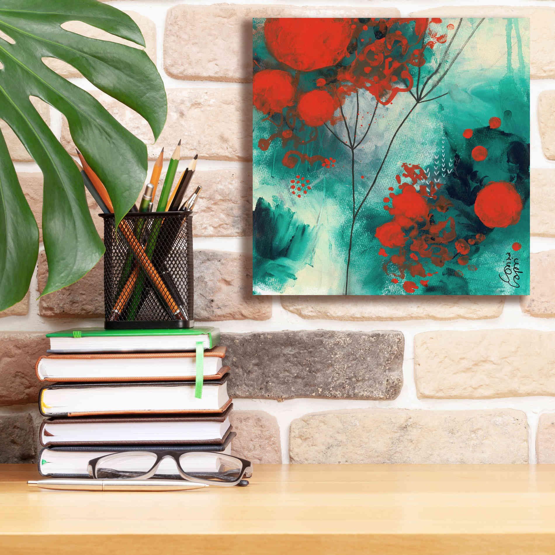 'Winter Solstice by Corina Capri Giclee Canvas Wall Art,12 x 12