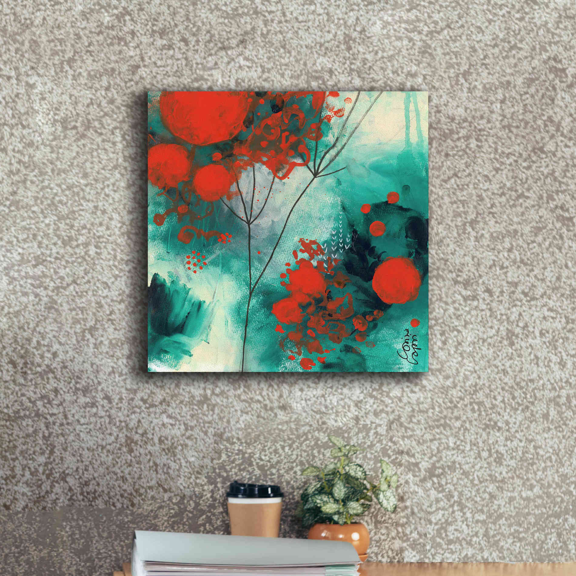 'Winter Solstice by Corina Capri Giclee Canvas Wall Art,18 x 18